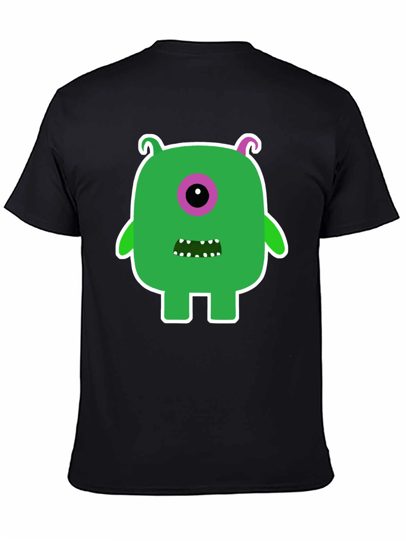Monster Graphic Tee -  Funky One-Eyed Character