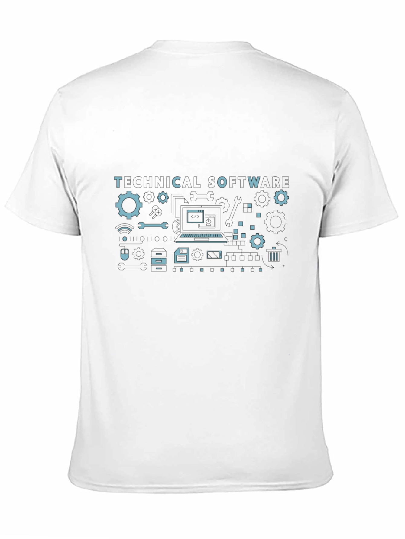 Technical Software Graphic Tee - Black
