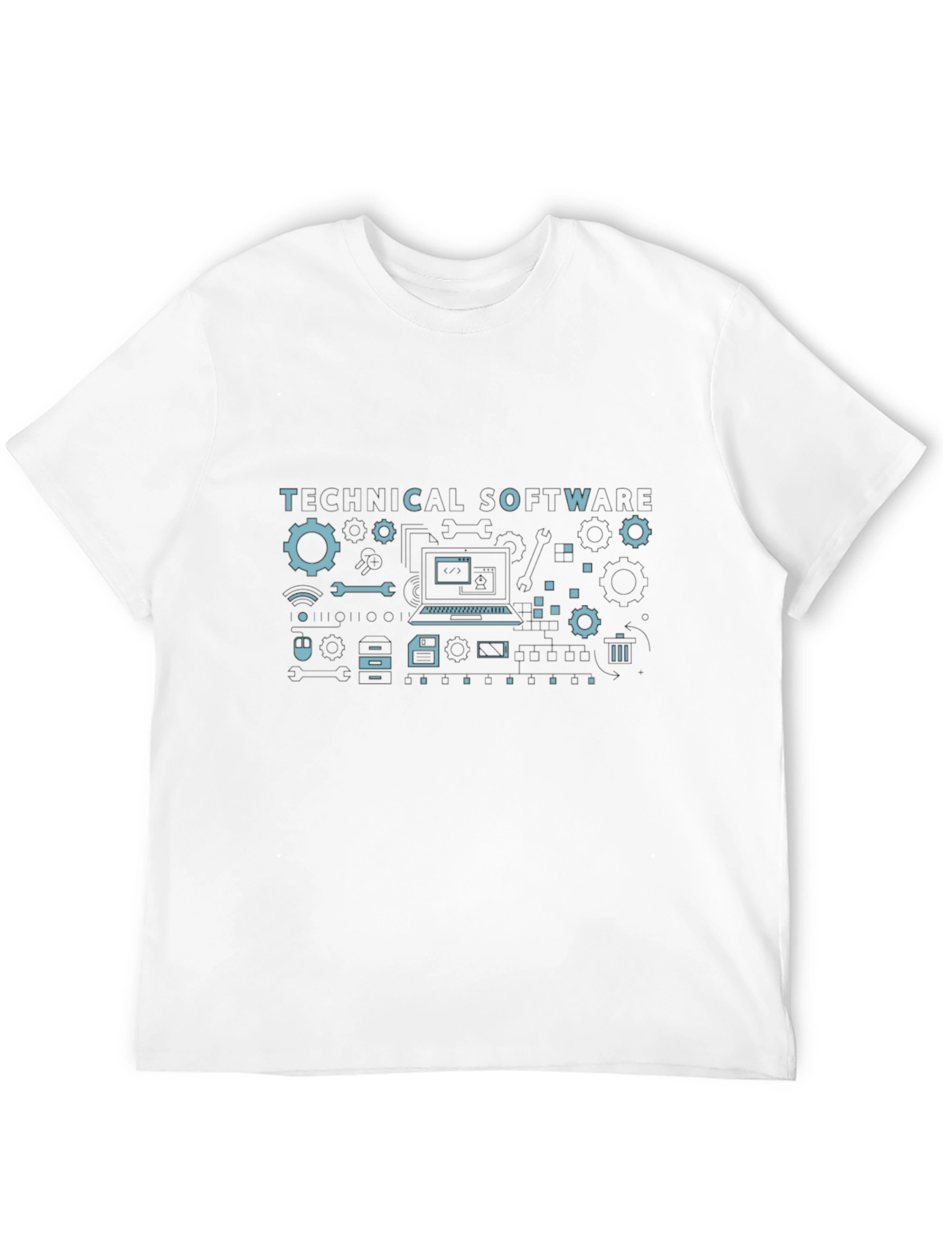 Technical Software Graphic Tee - Black