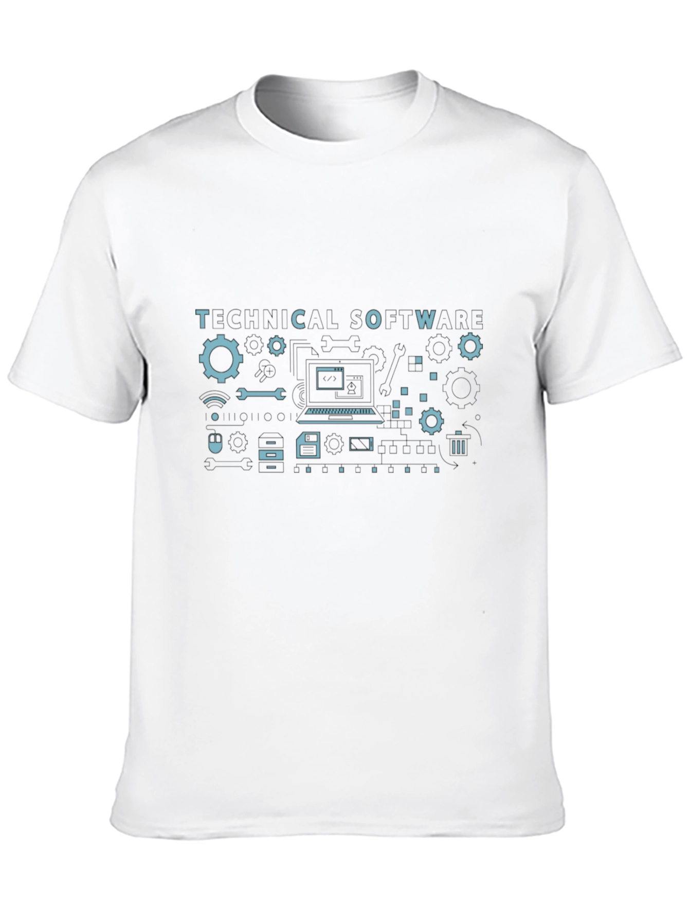 Technical Software Graphic Tee - Black