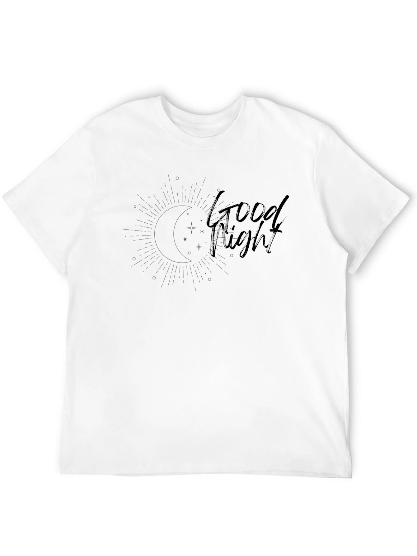 Good Night Moon & Stars Graphic T-Shirt