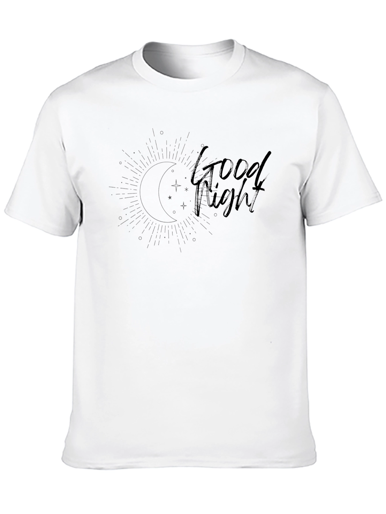 Good Night Moon & Stars Graphic T-Shirt