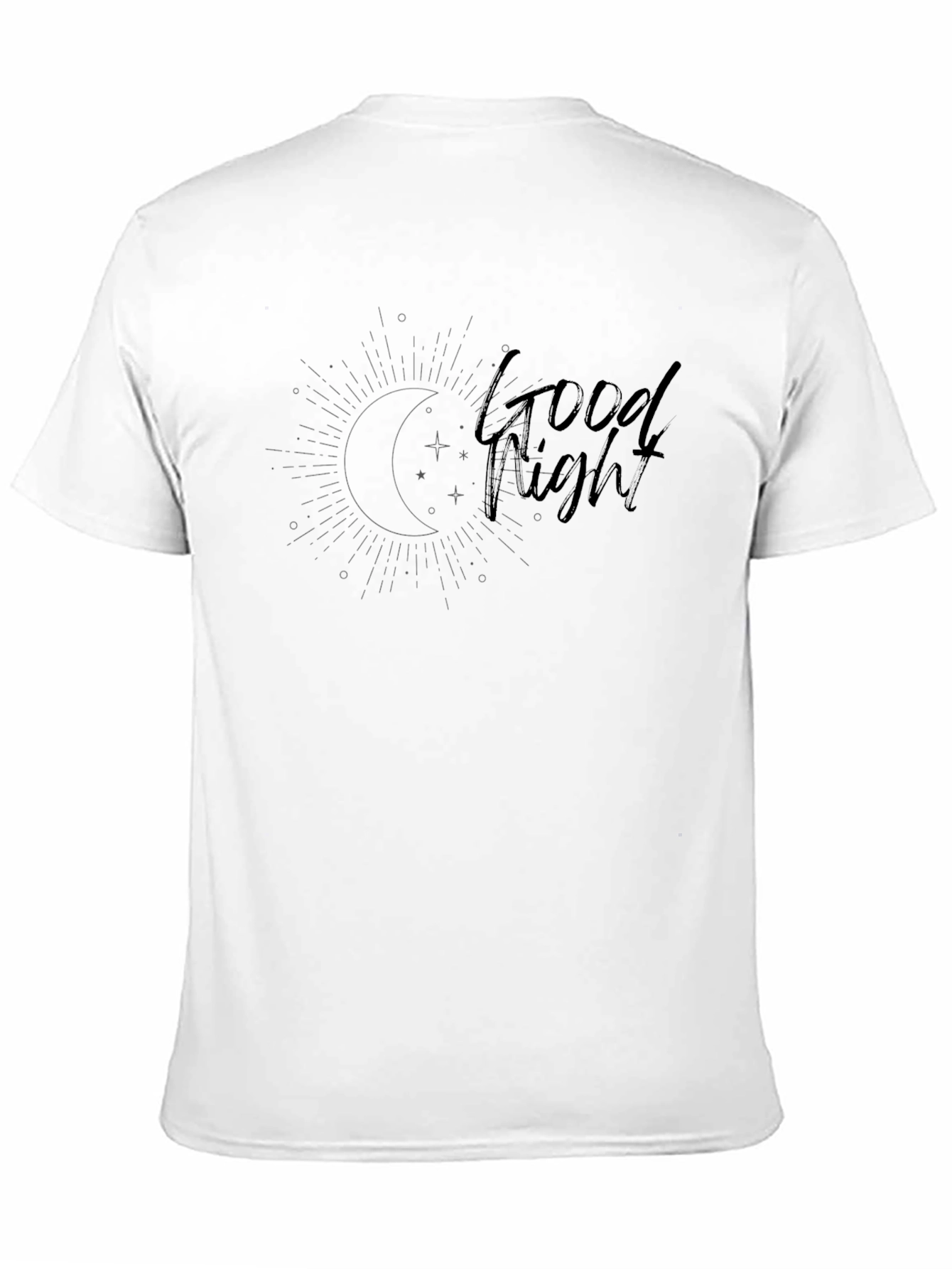 Good Night Moon & Stars Graphic T-Shirt