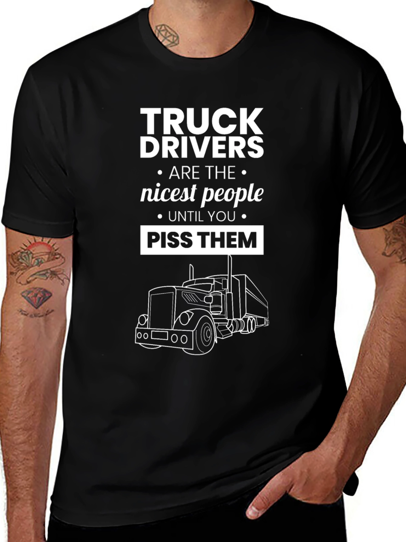 Truck Driver T-Shirt - Funny Gift for Truckers
