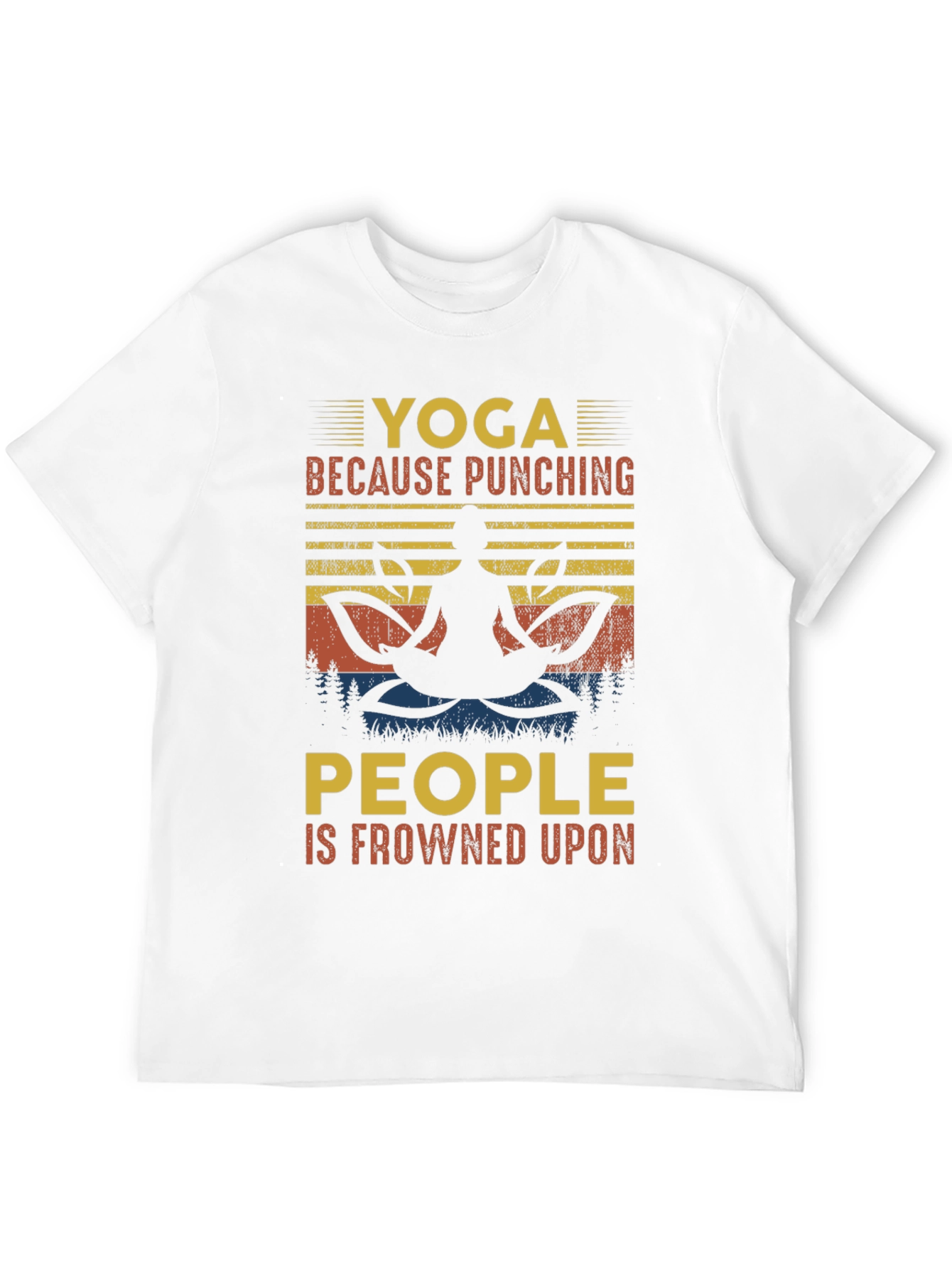 Yoga Punching People T-Shirt