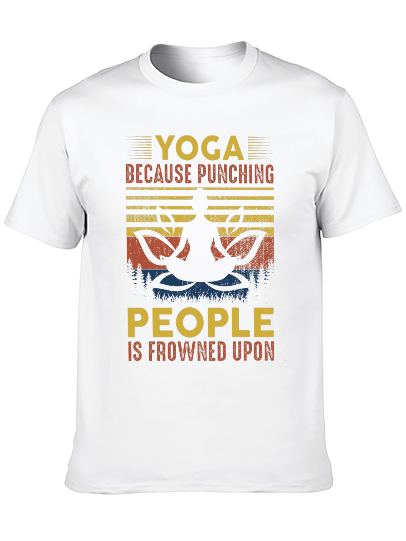 Yoga Punching People T-Shirt