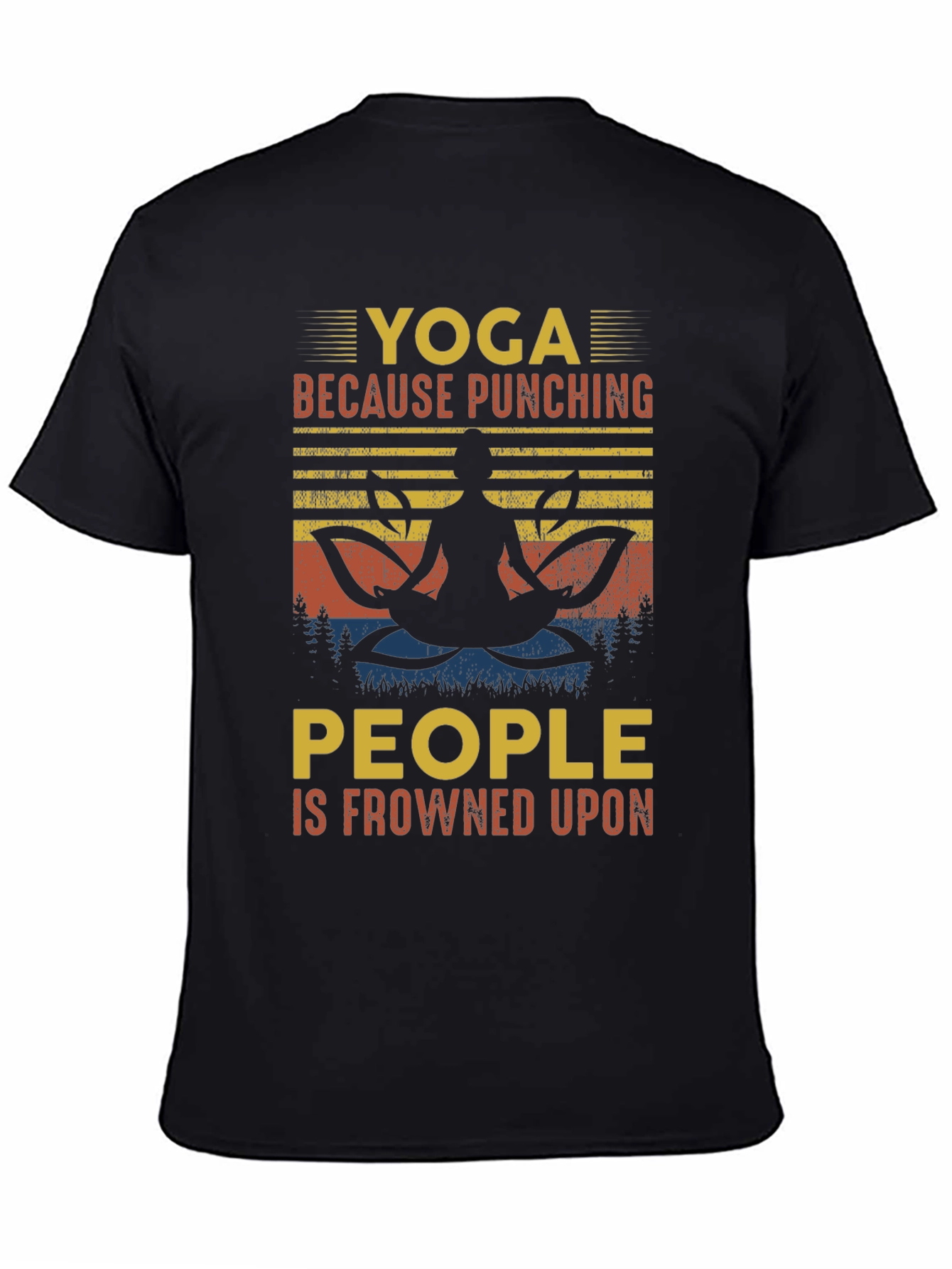 Yoga Punching People T-Shirt