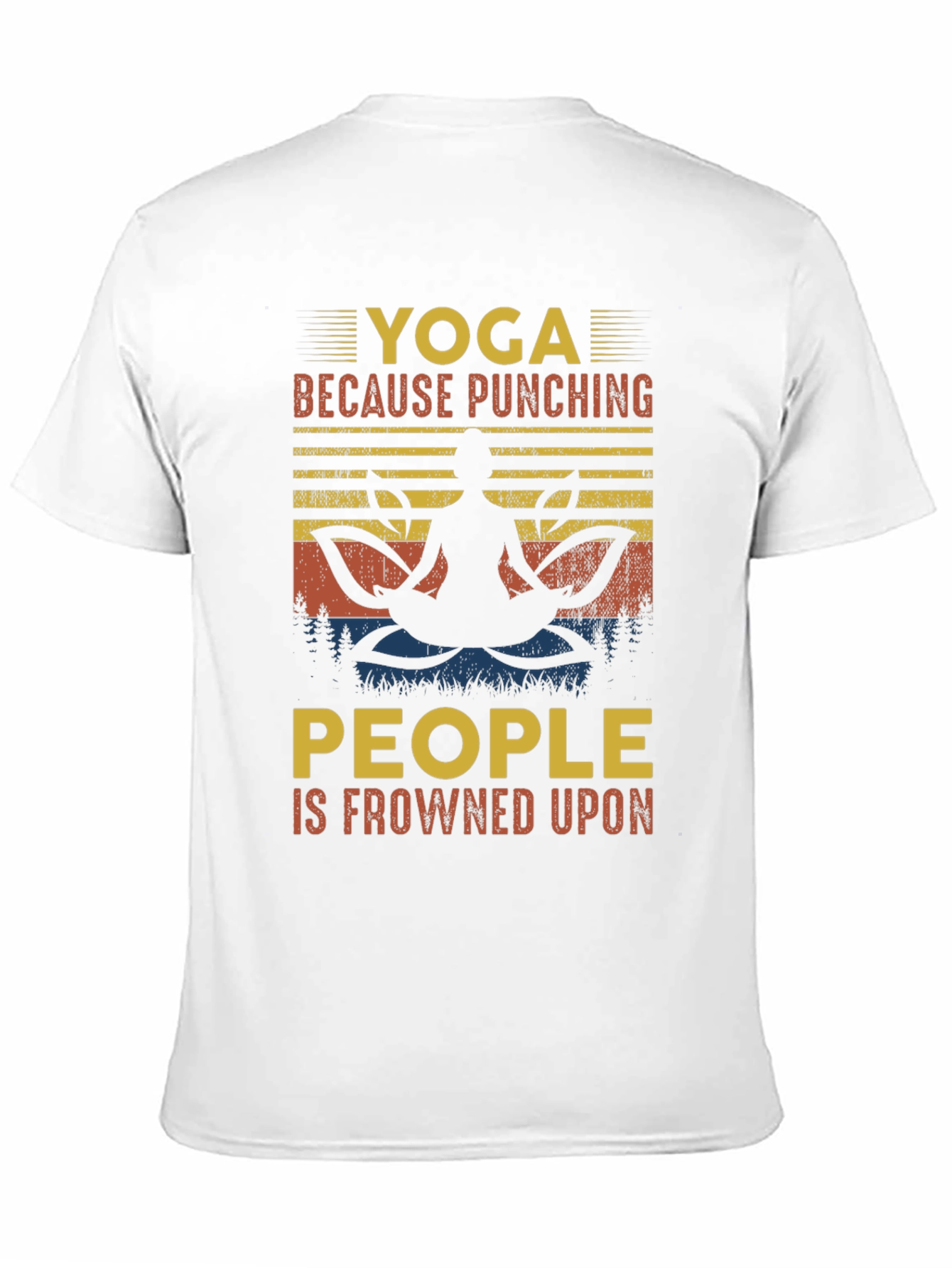 Yoga Punching People T-Shirt