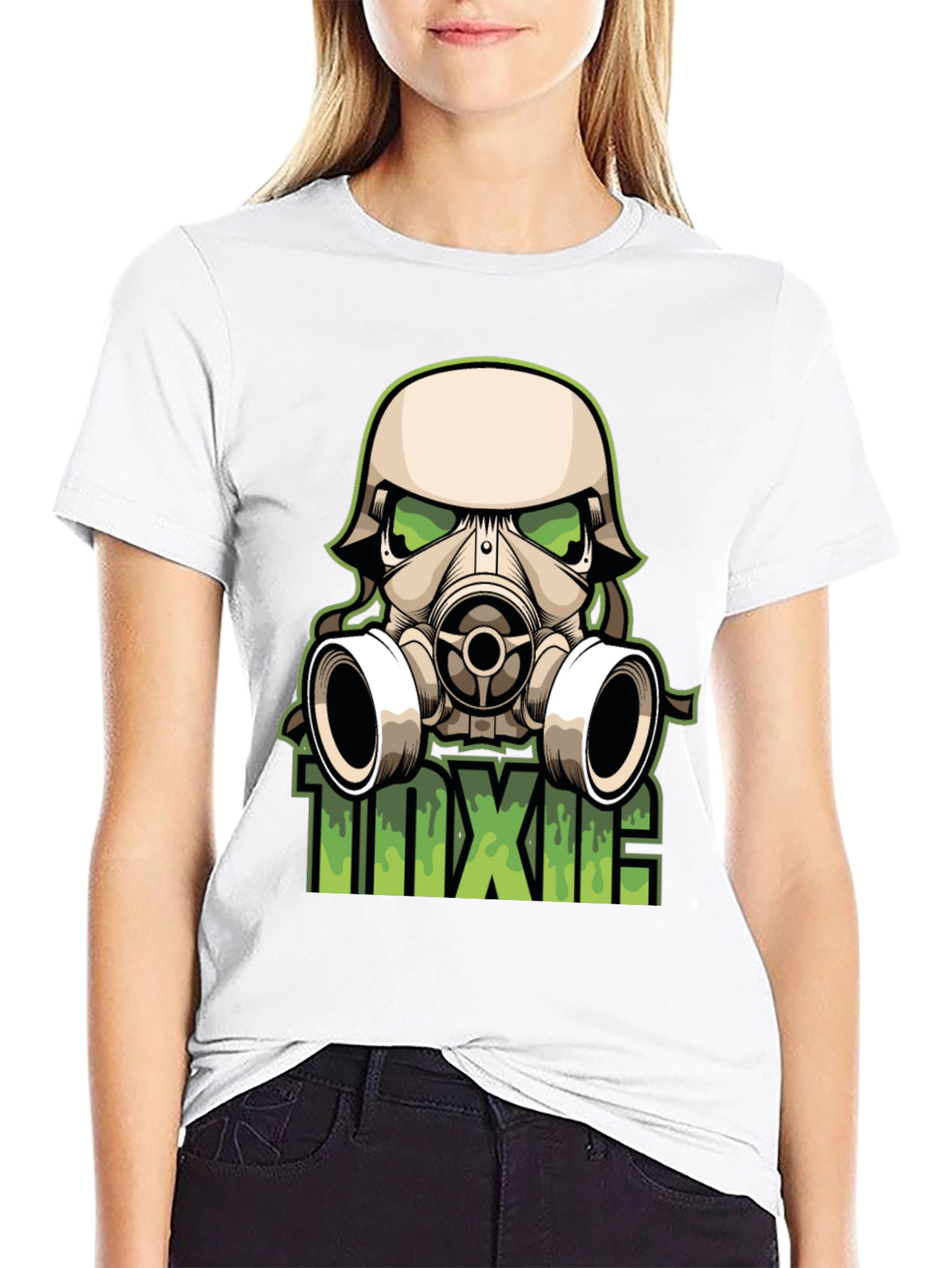 Toxic Graphic T-Shirt - Black Cotton Tee