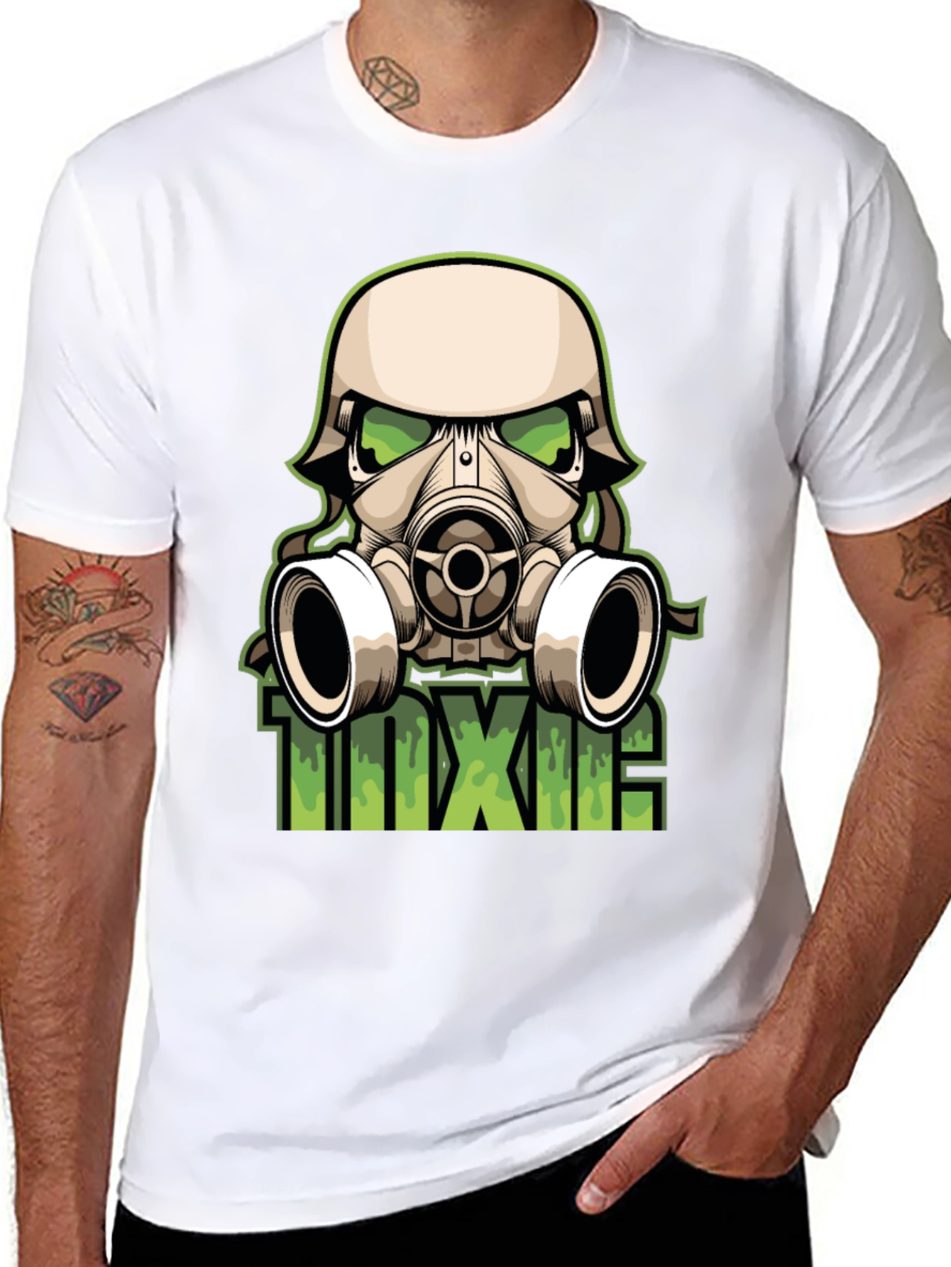 Toxic Graphic T-Shirt - Black Cotton Tee