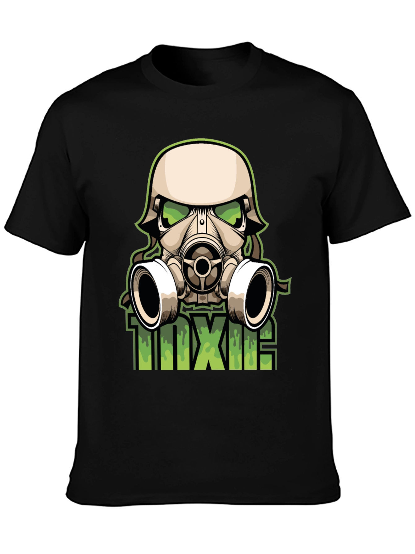 Toxic Graphic T-Shirt - Black Cotton Tee