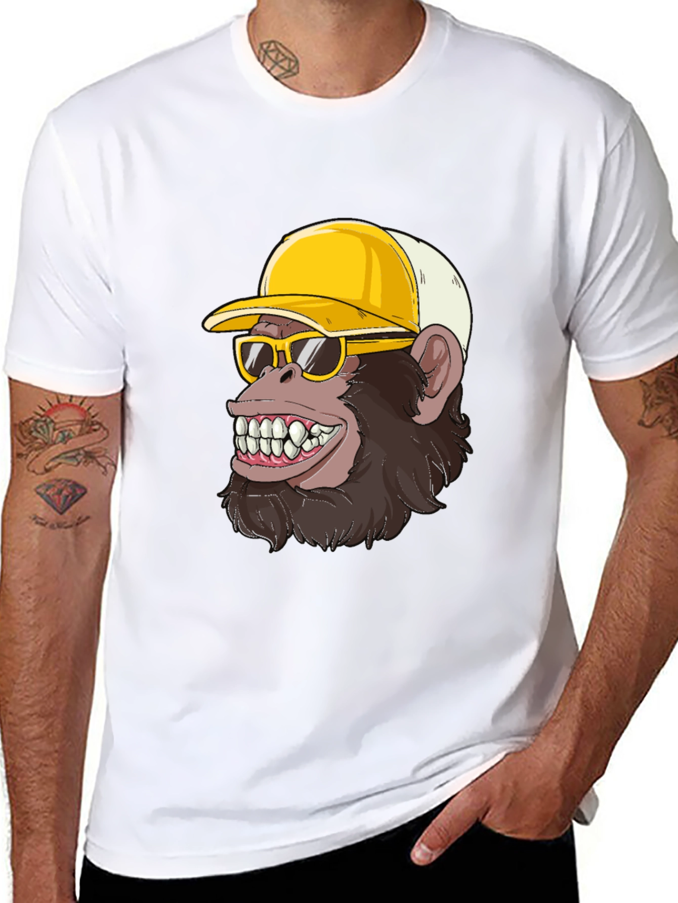 Monkey Graphic T-Shirt