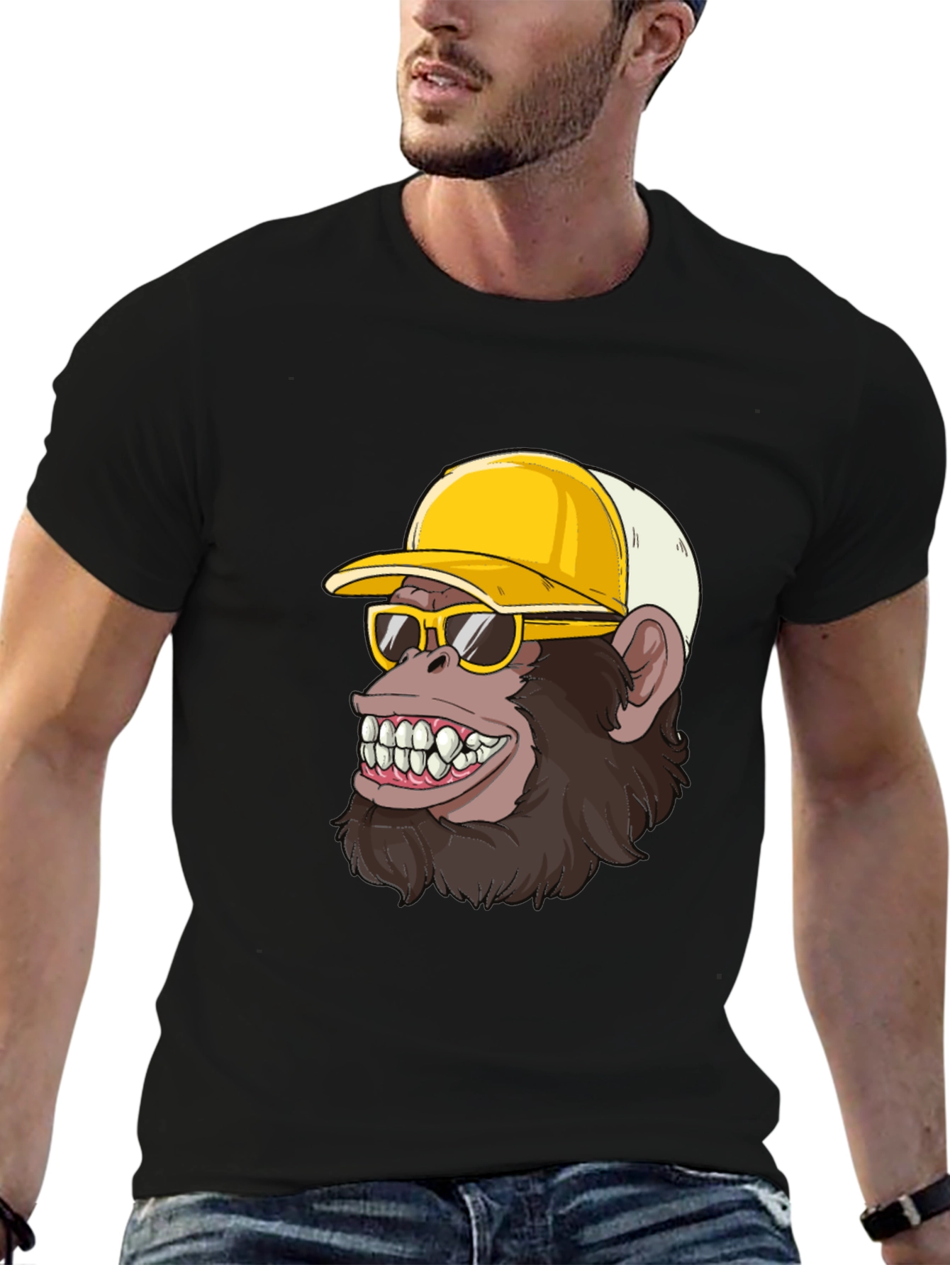 Monkey Graphic T-Shirt