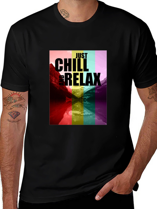 Just Chill and Relax Graphic Tee