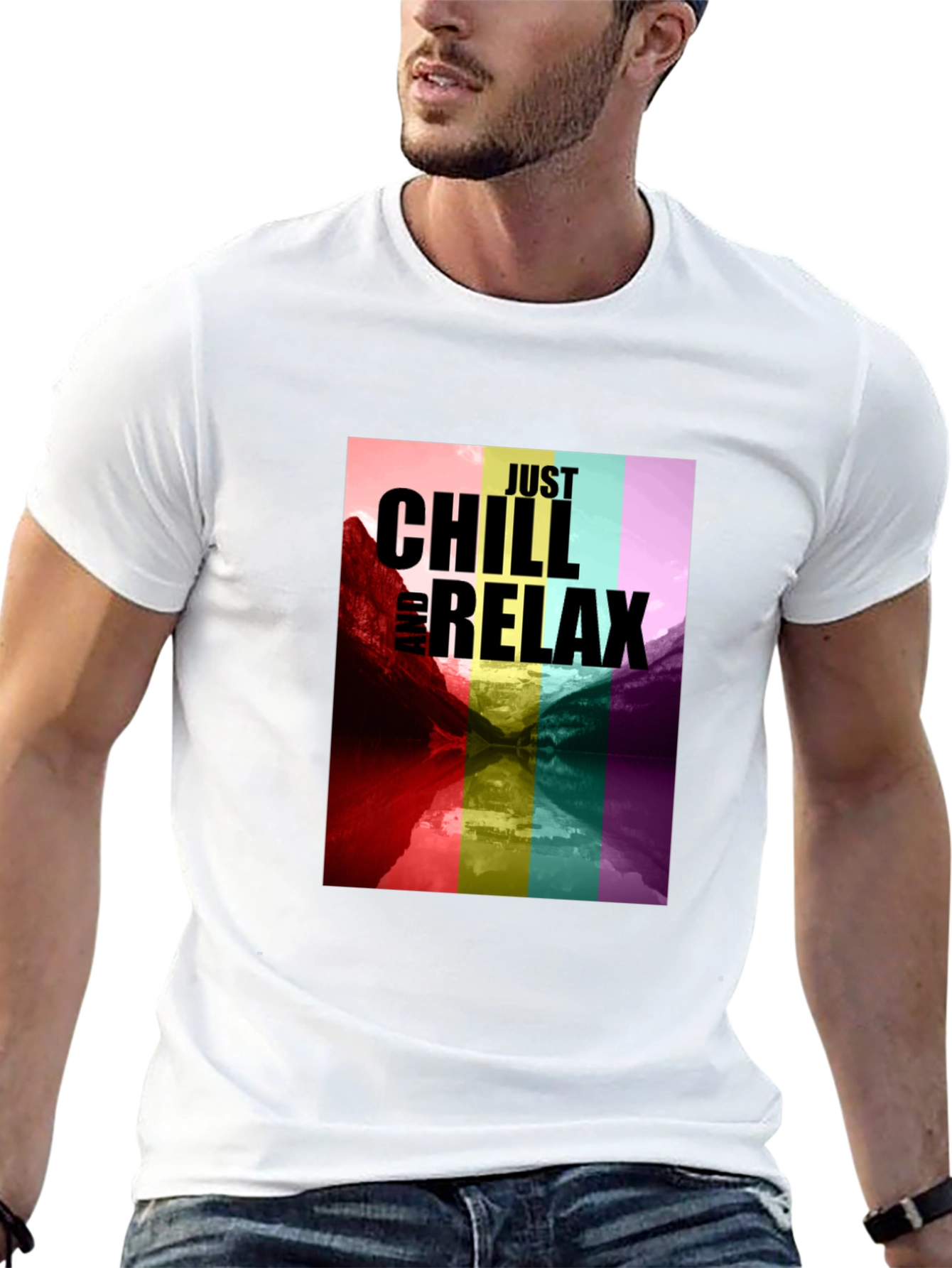Just Chill and Relax Graphic Tee