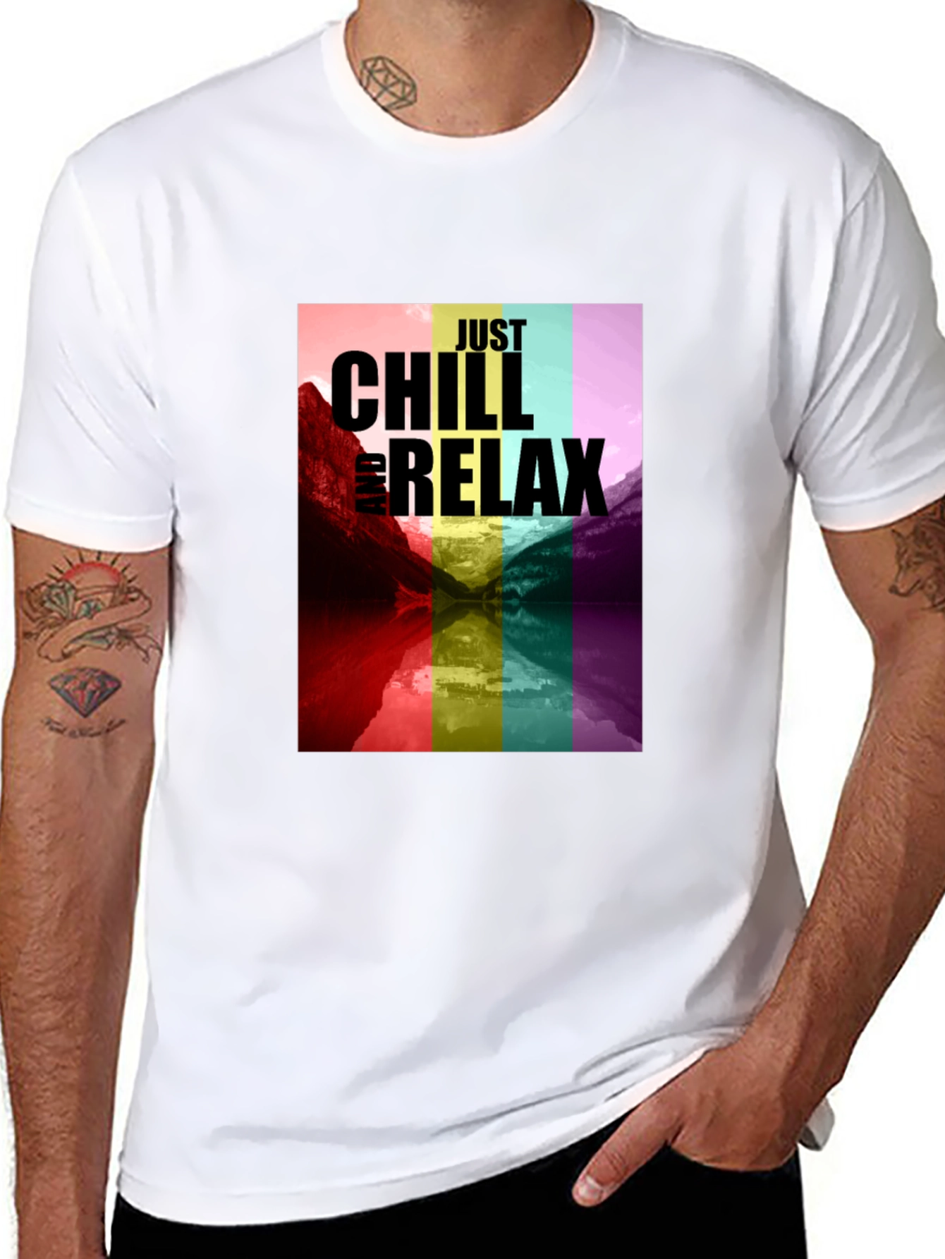 Just Chill and Relax Graphic Tee