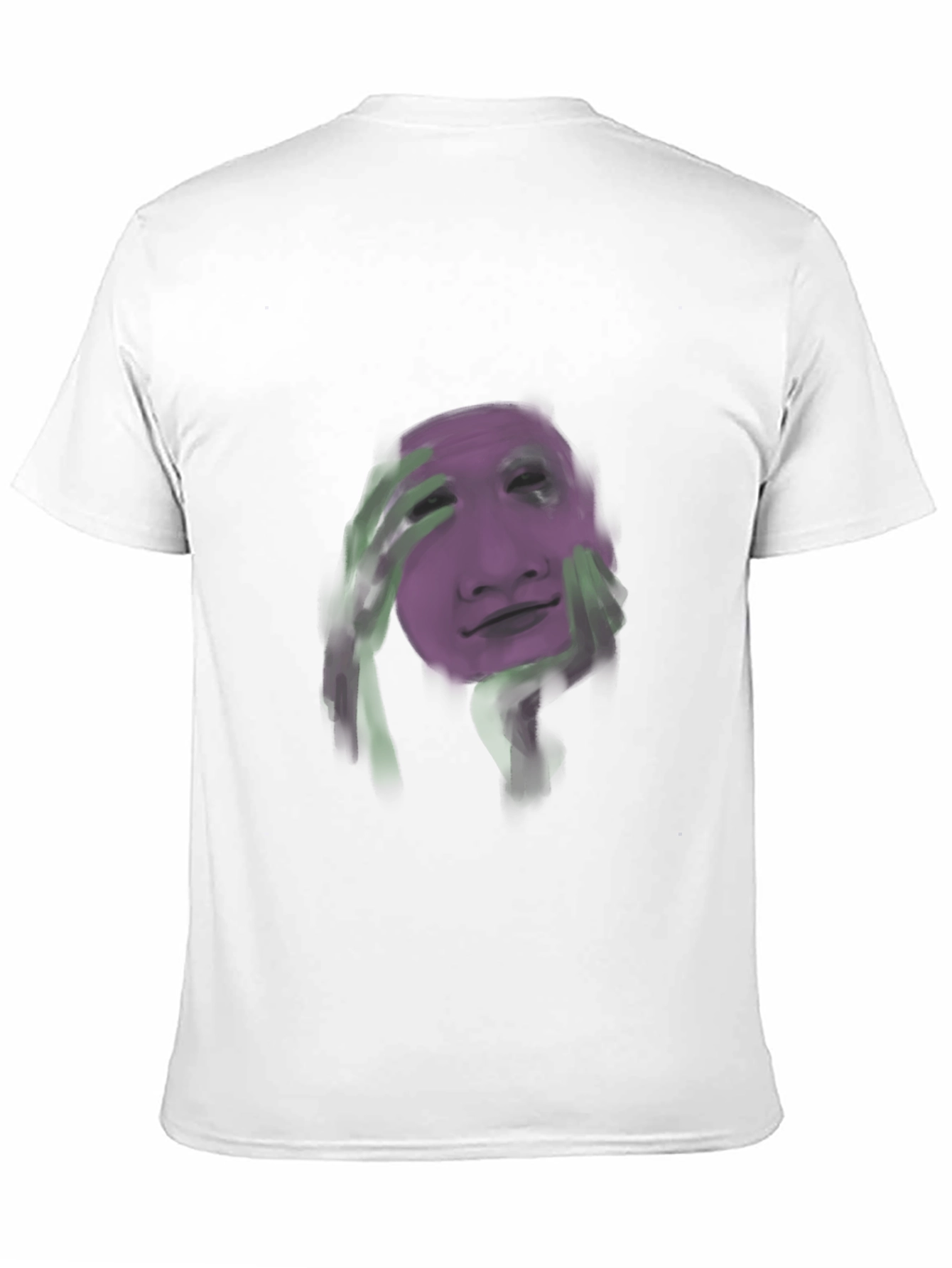 Artistic Face Graphic Black T-Shirt