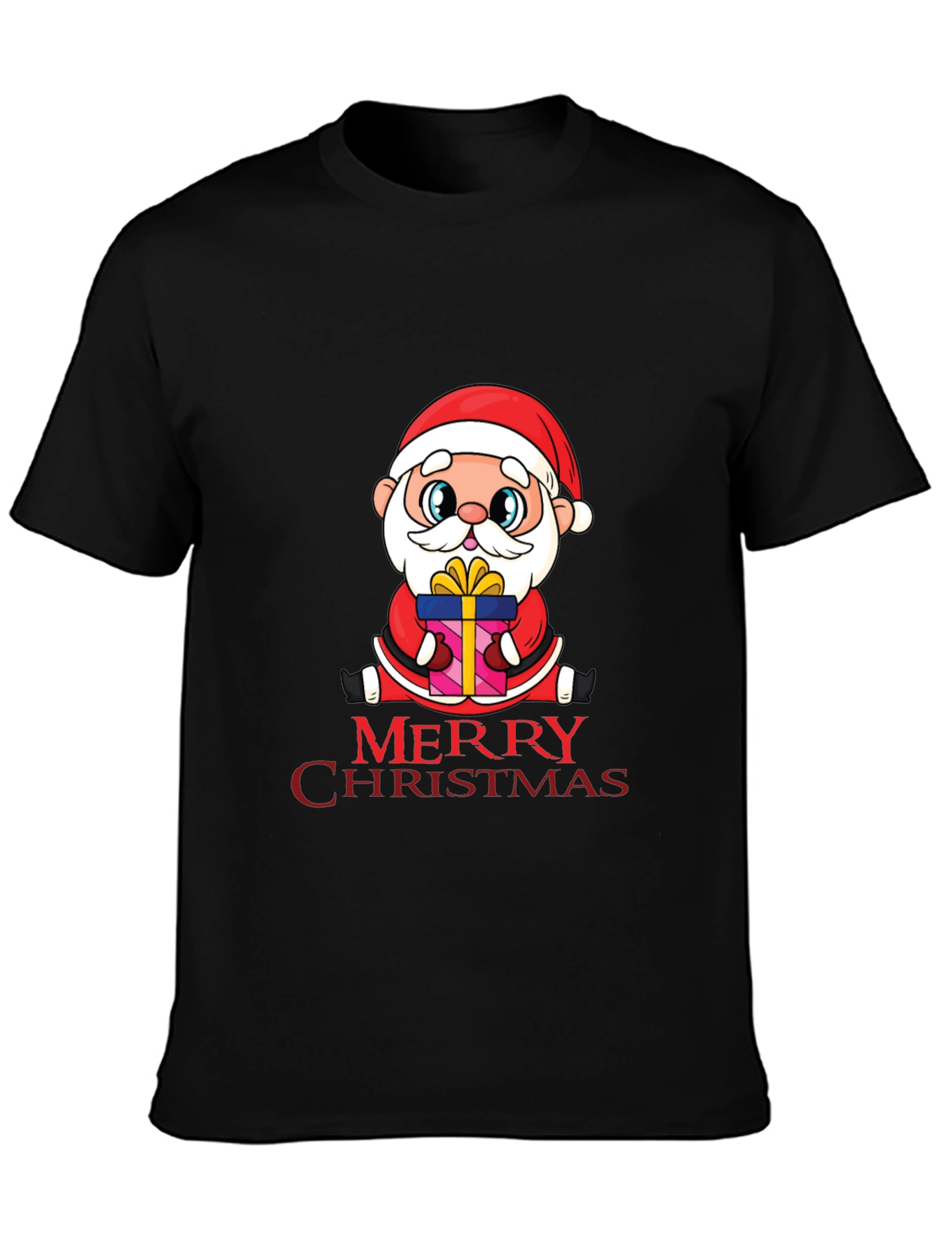 Merry Christmas Santa T-Shirt - Holiday Cheer!