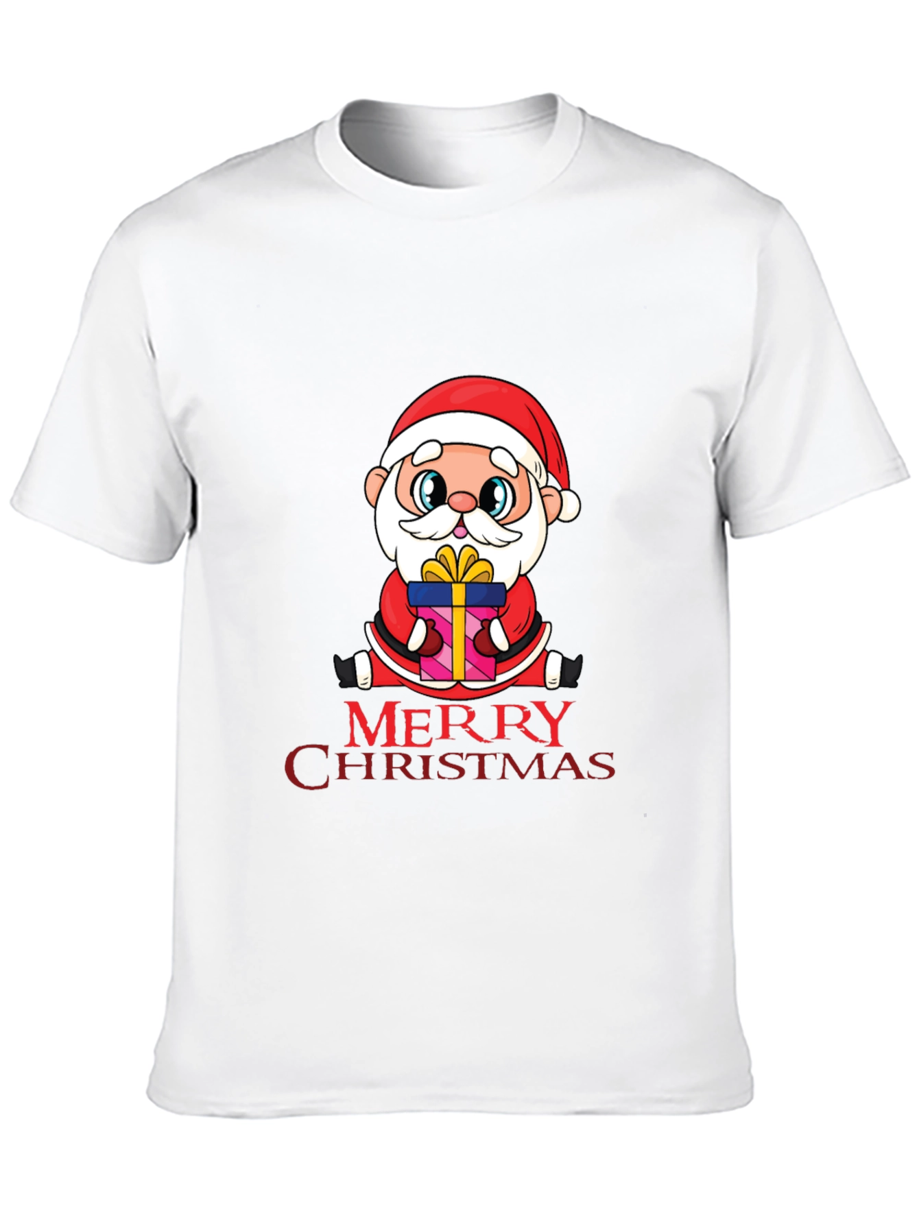 Merry Christmas Santa T-Shirt - Holiday Cheer!