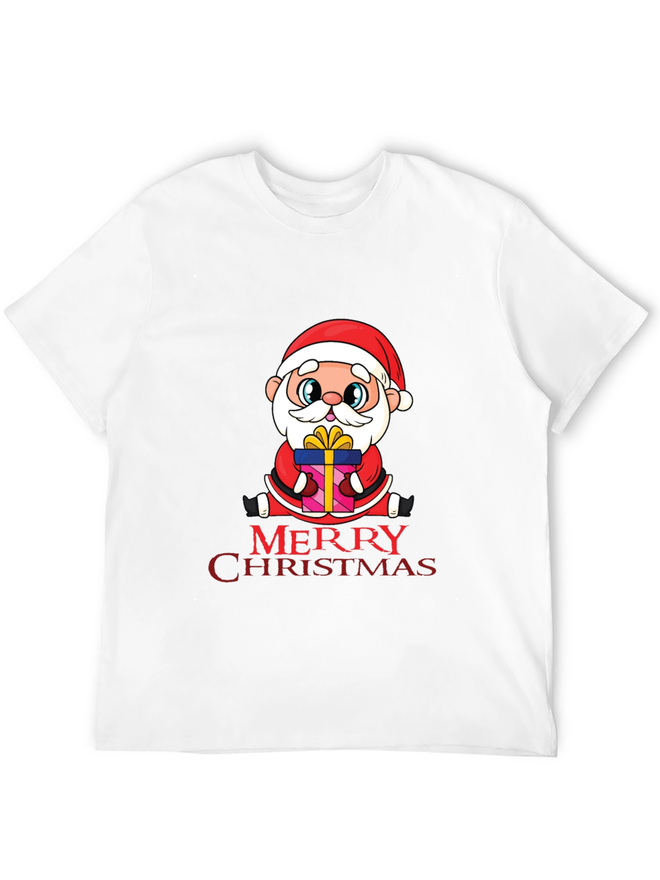 Merry Christmas Santa T-Shirt - Holiday Cheer!