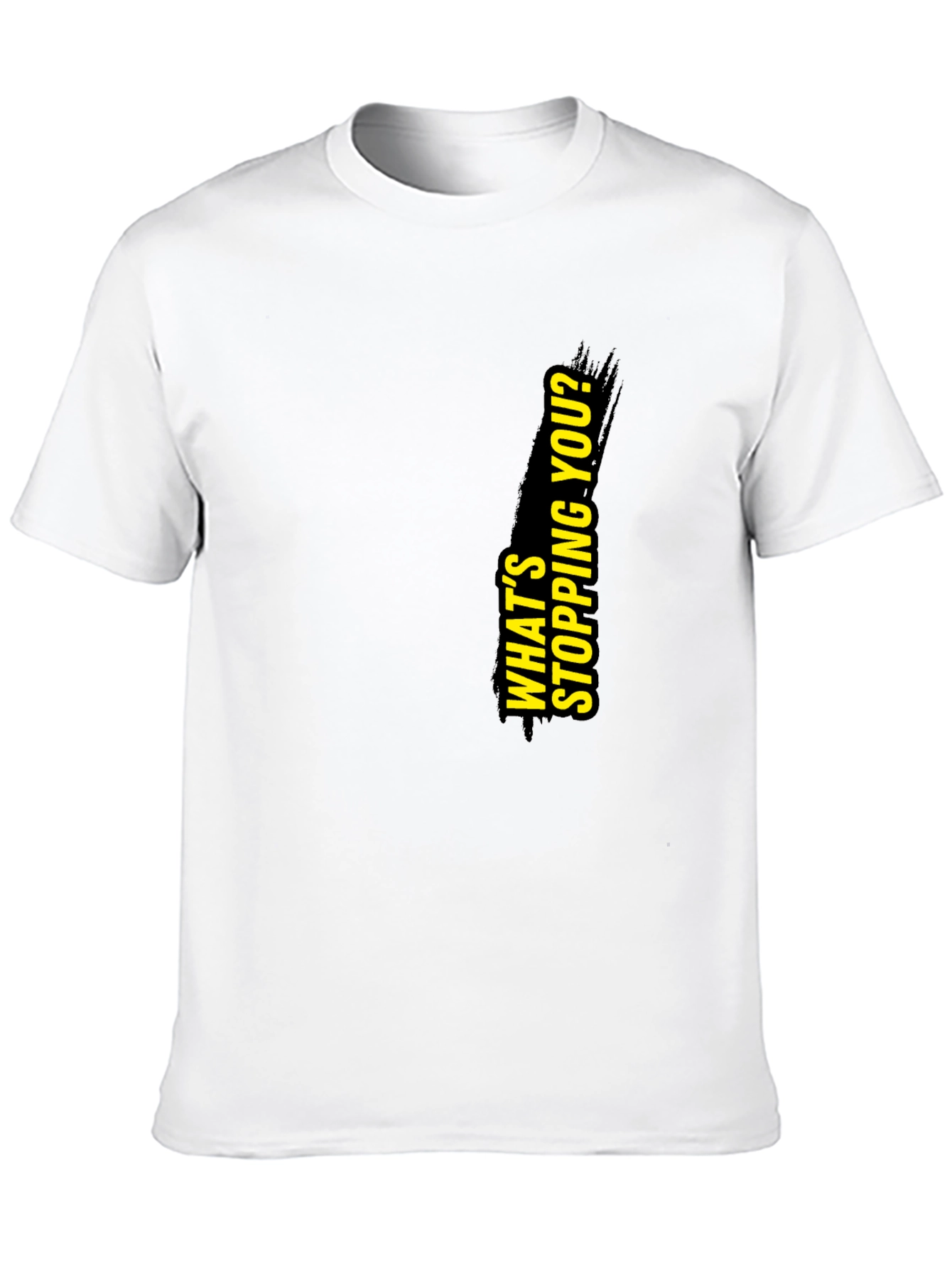 Motivational Black Graphic T-Shirt