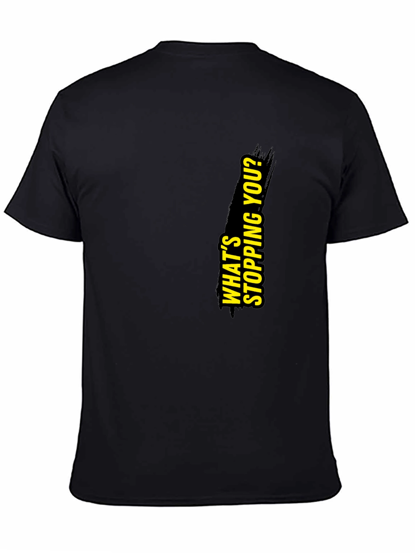 Motivational Black Graphic T-Shirt