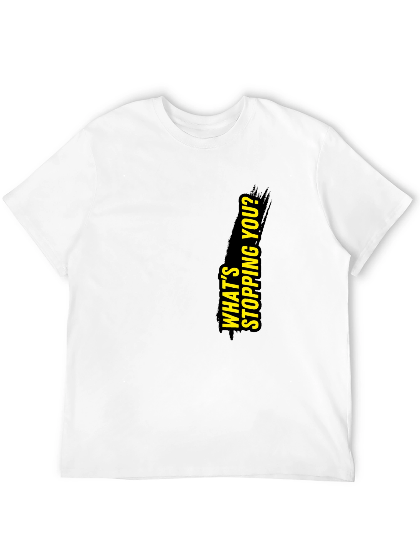Motivational Black Graphic T-Shirt