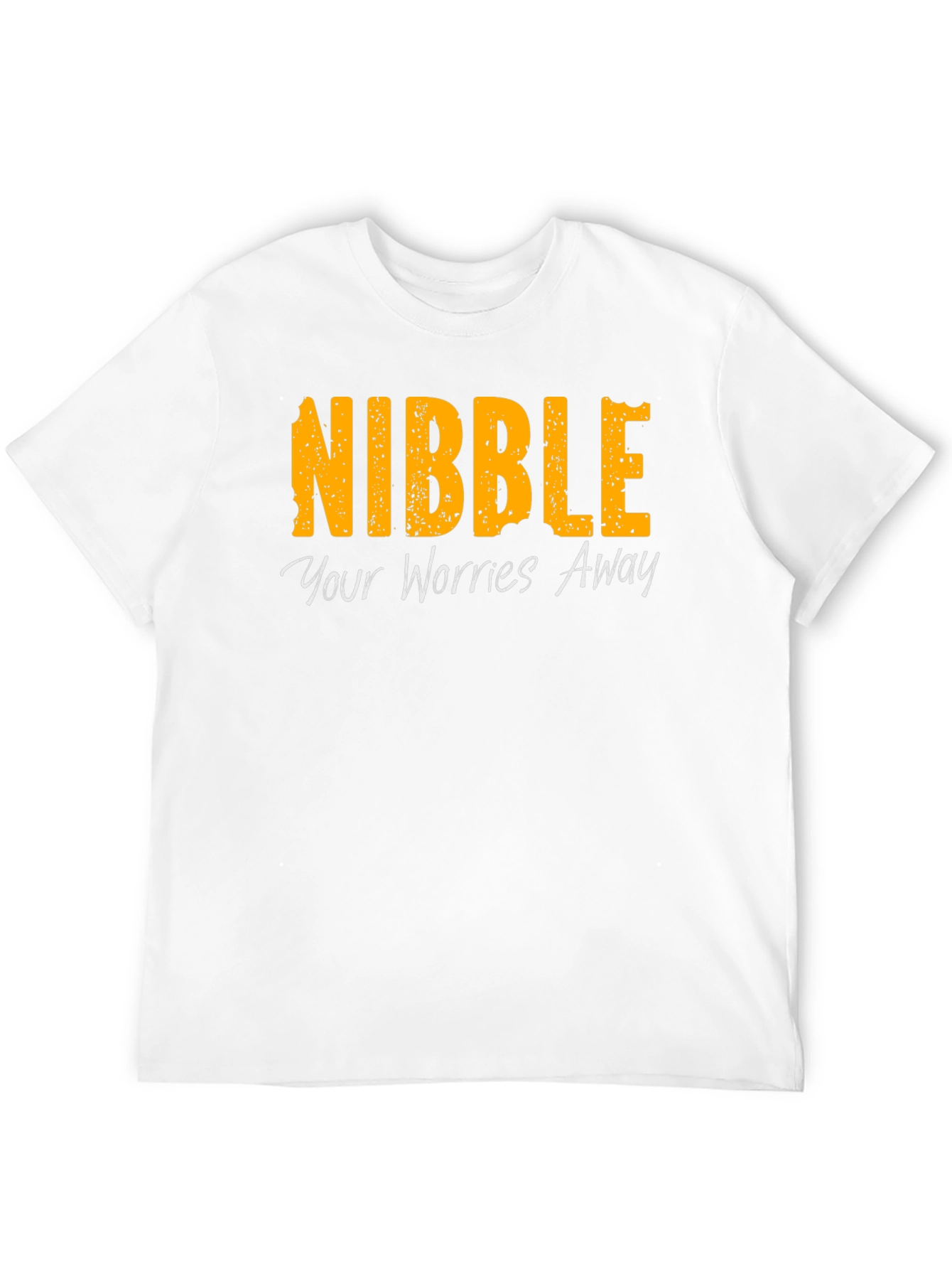Nibble Your Worries Away Black T-Shirt