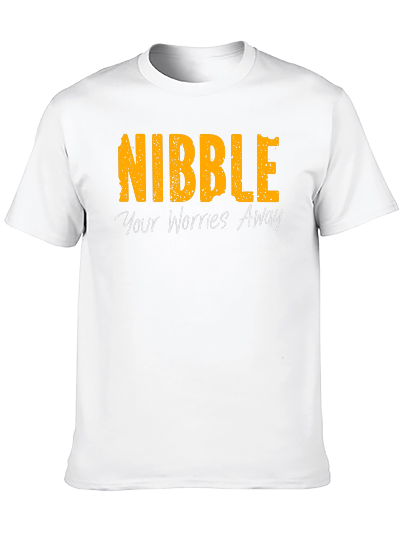Nibble Your Worries Away Black T-Shirt