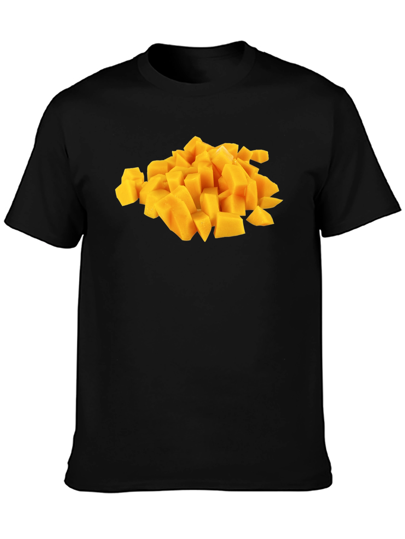 Mango Chunks Graphic Tee -  Unique Fruit Lovers Shirt