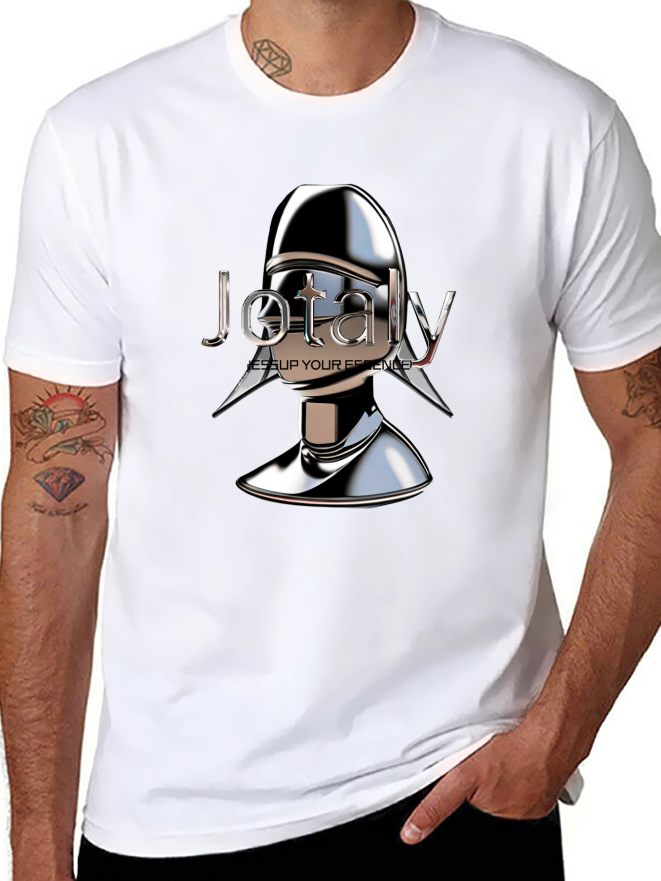 Jotaly T-Shirt - Futuristic Metal Design