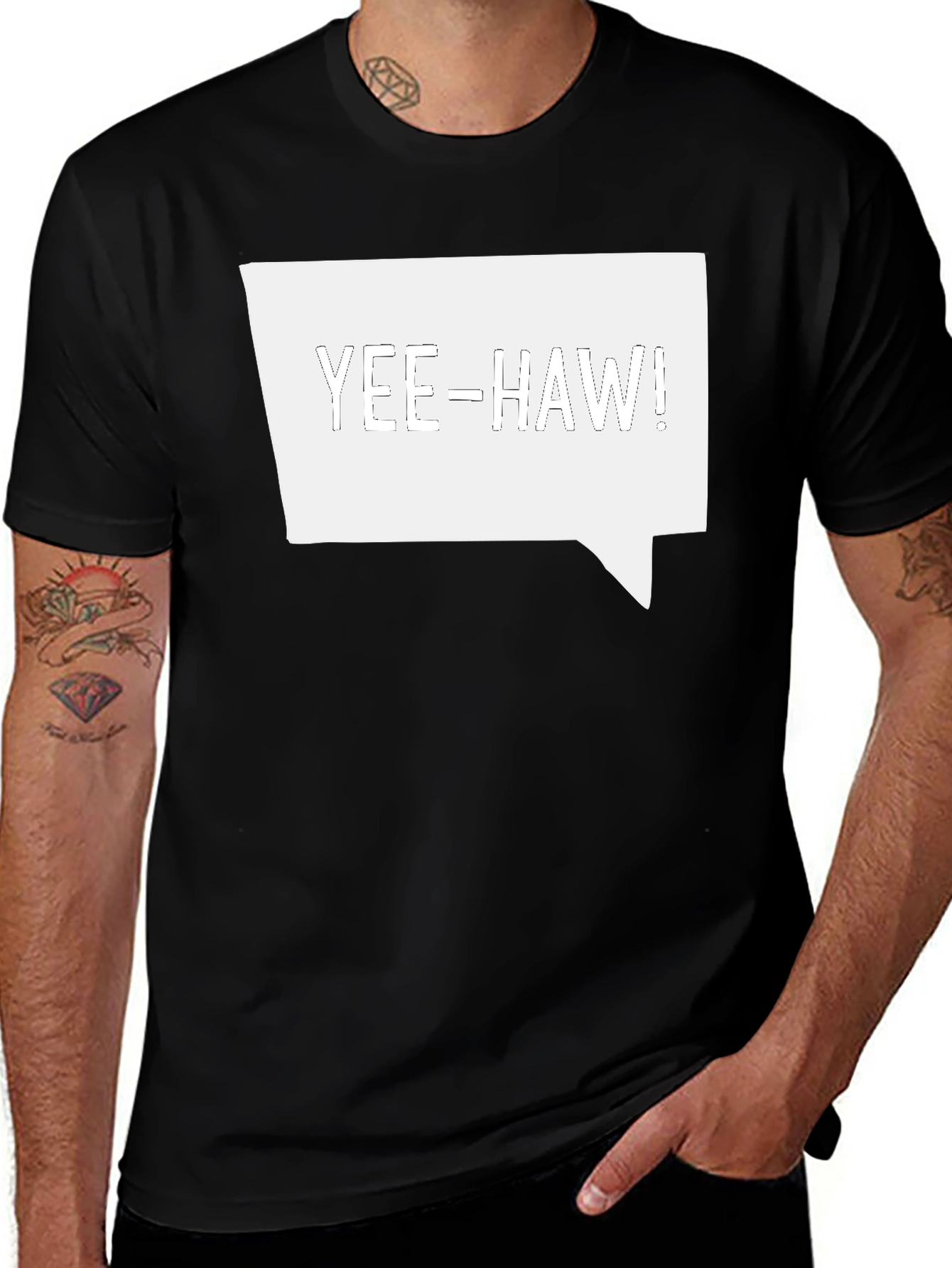 Yee-Haw Graphic Tee - Western Fun