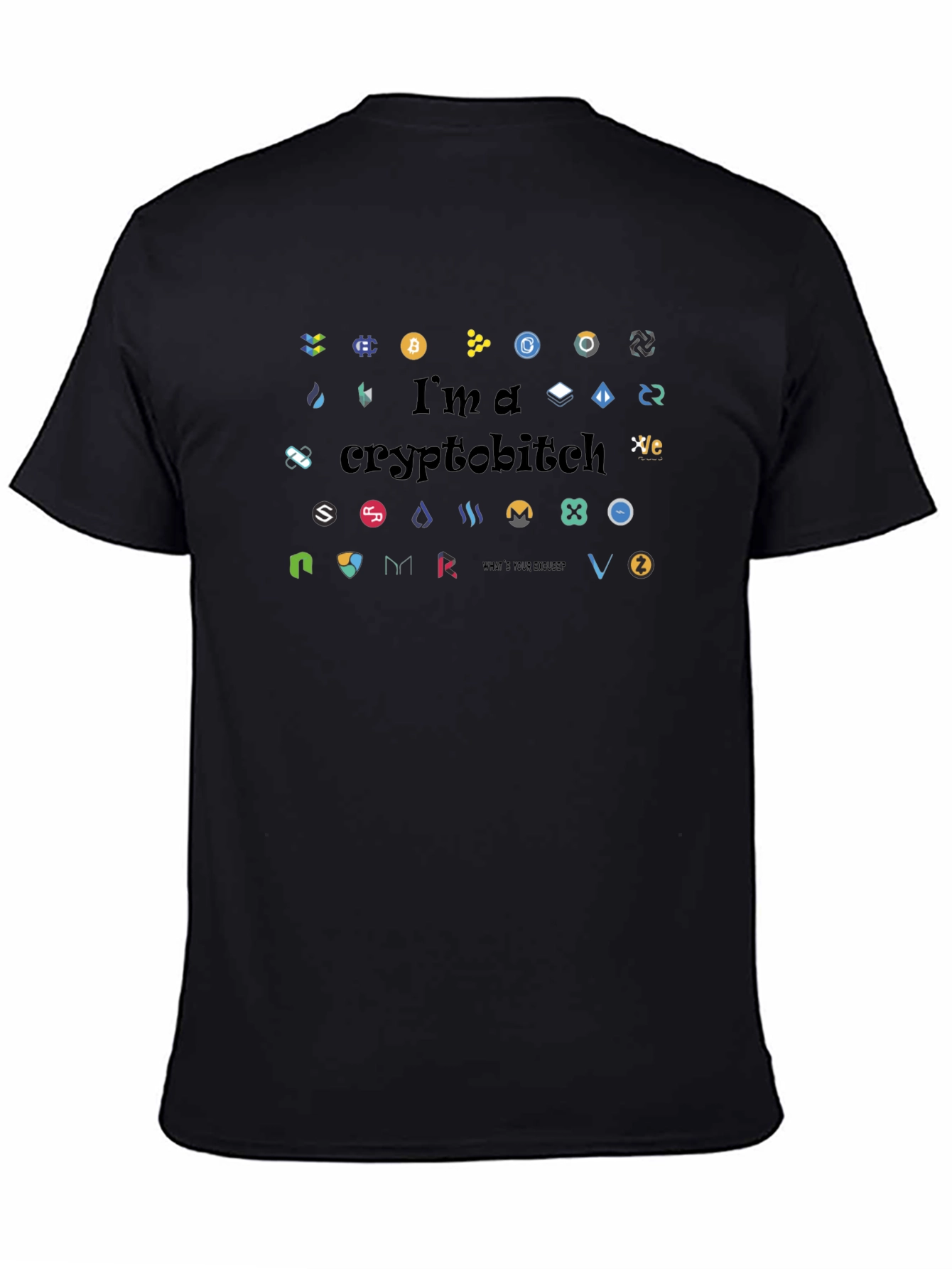 Crypto Enthusiast Black T-Shirt