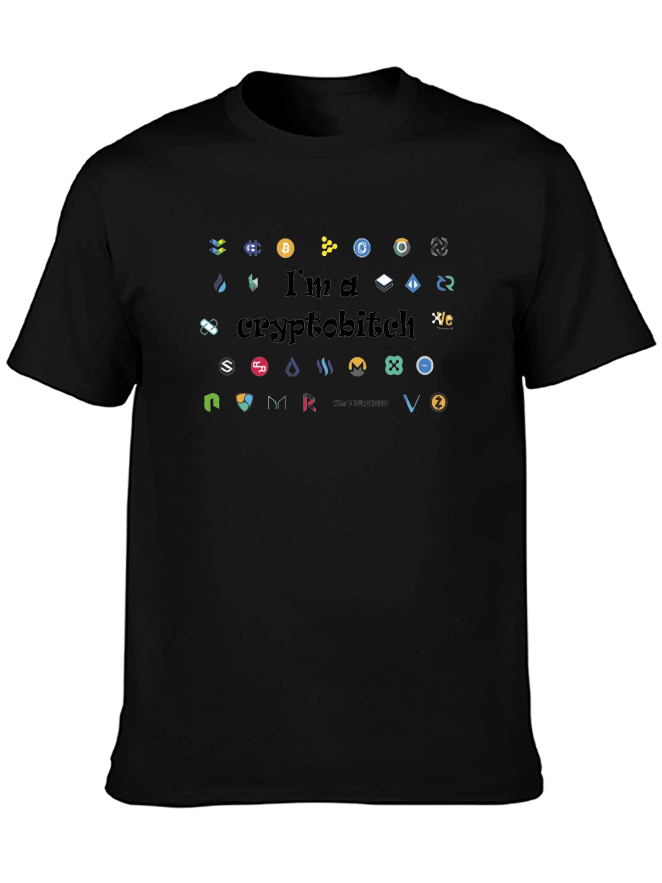 Crypto Enthusiast Black T-Shirt