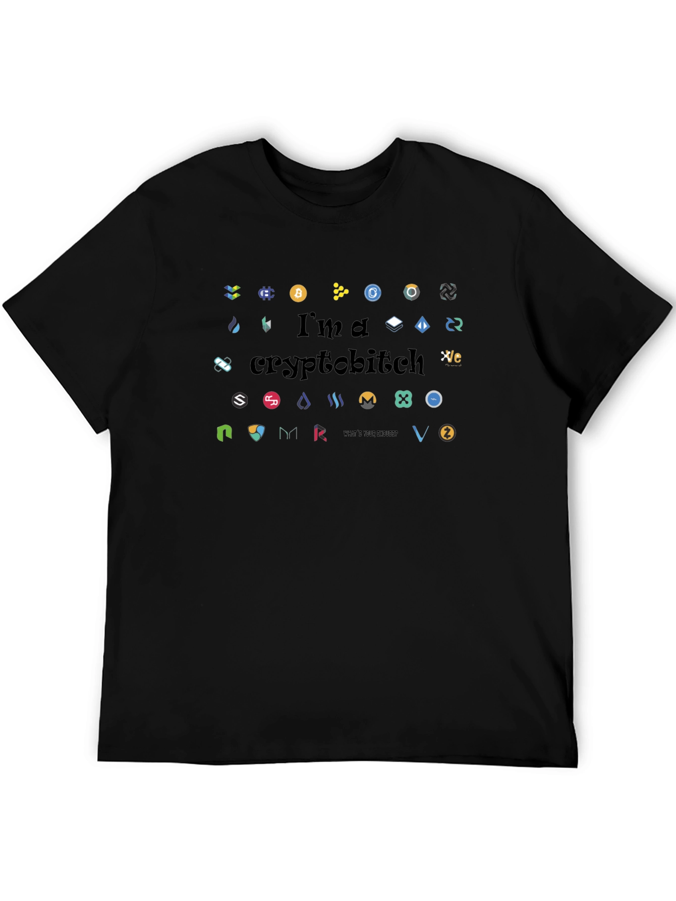 Crypto Enthusiast Black T-Shirt