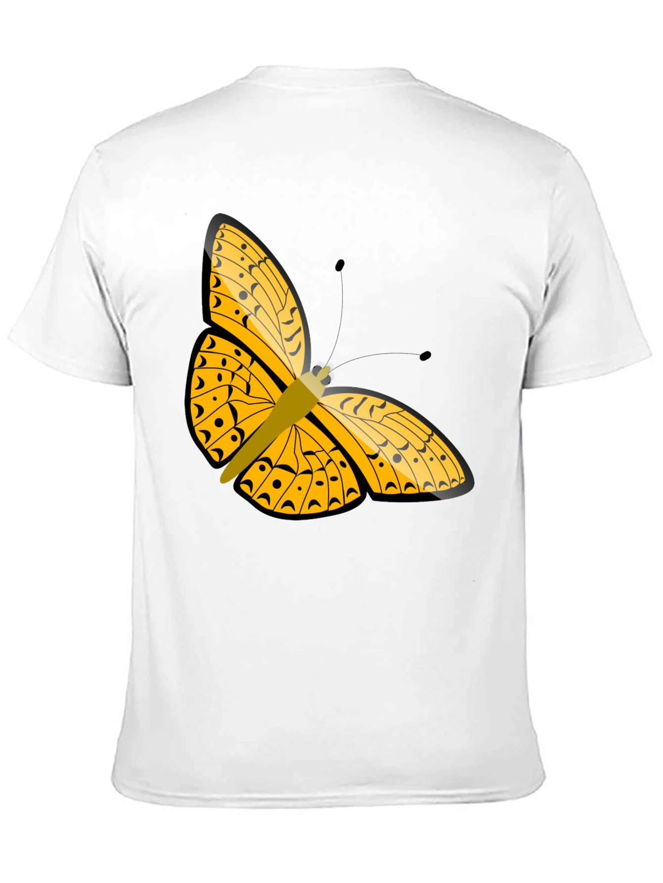 Butterfly Graphic Black T-Shirt