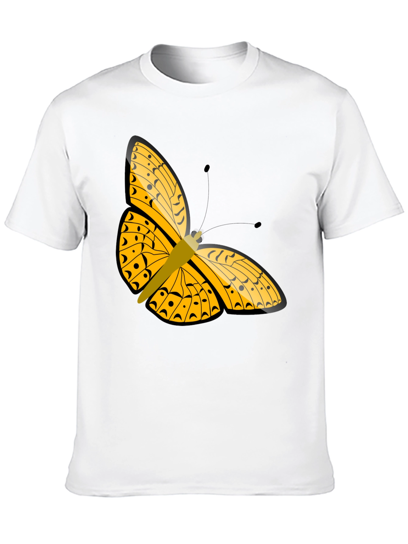 Butterfly Graphic Black T-Shirt