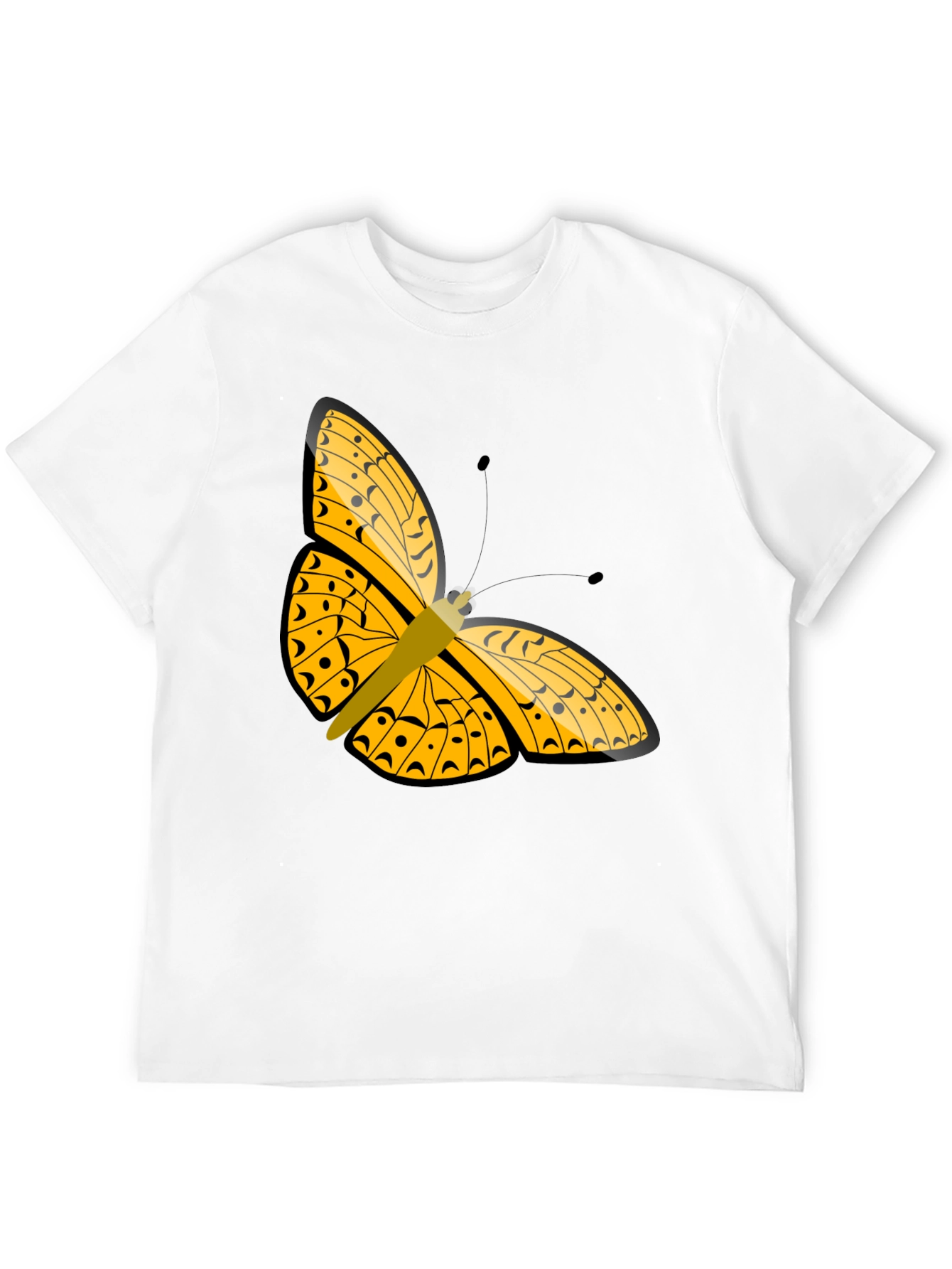 Butterfly Graphic Black T-Shirt