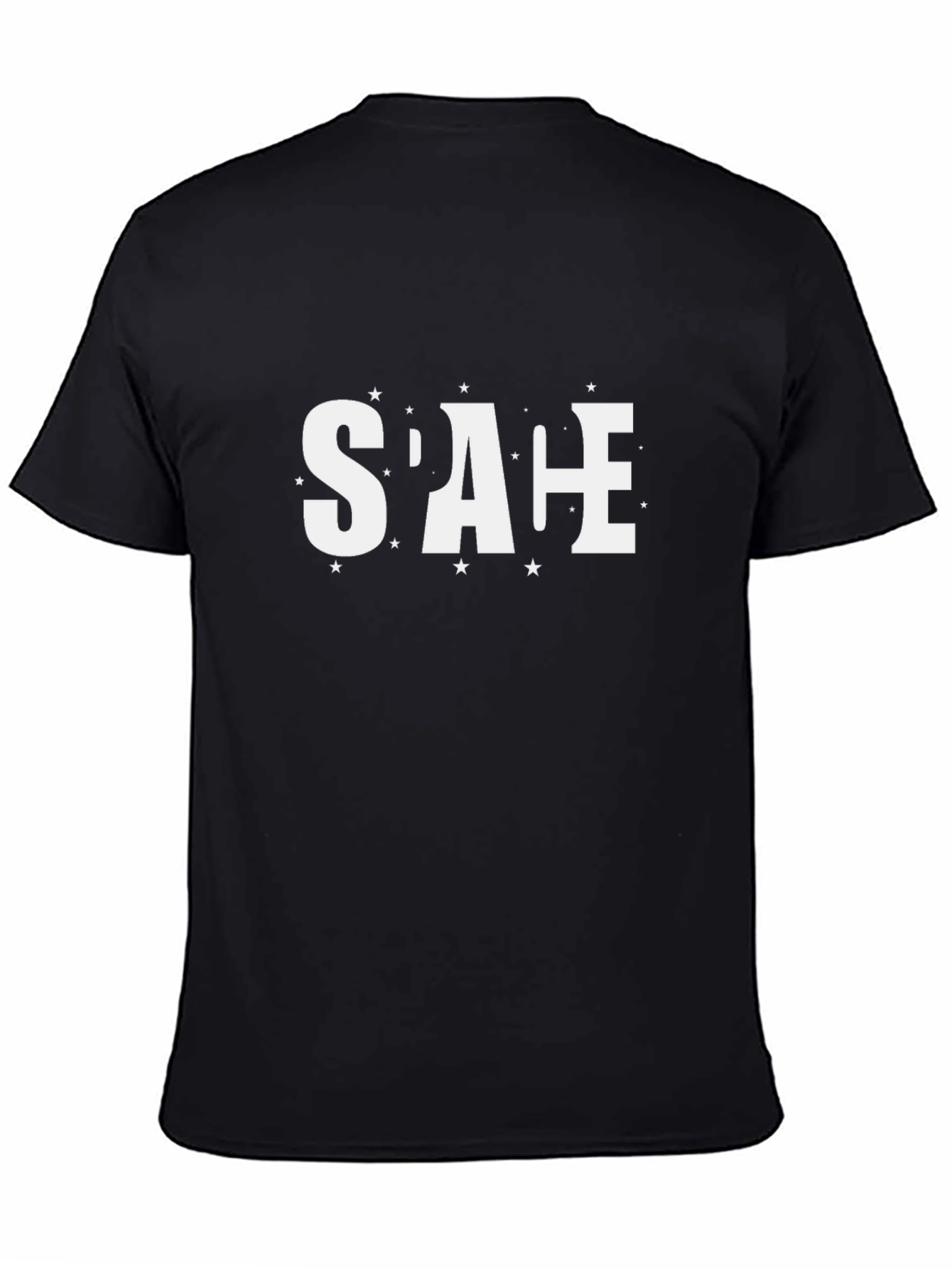 Space Graphic Print Mens T-Shirt