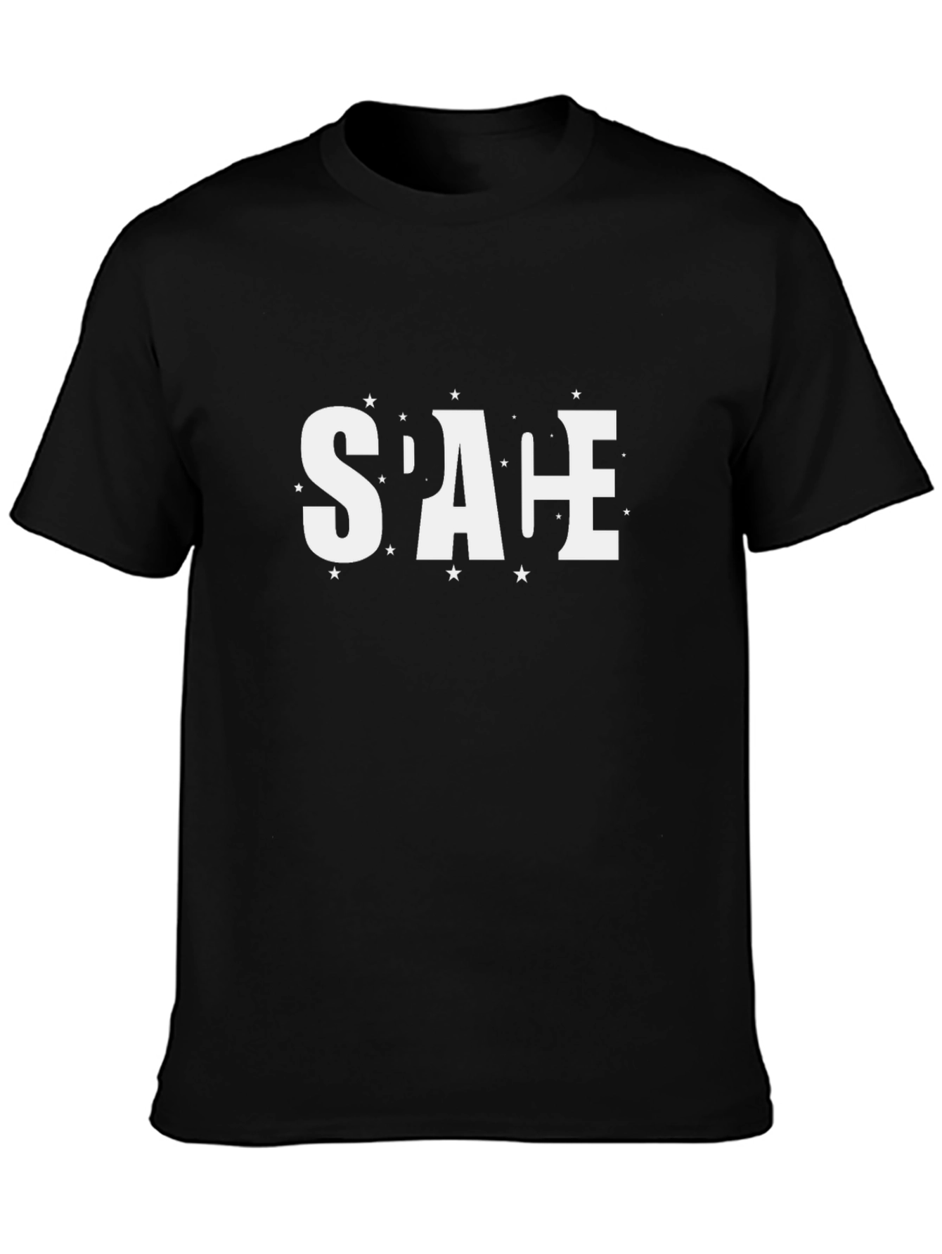 Space Graphic Print Mens T-Shirt