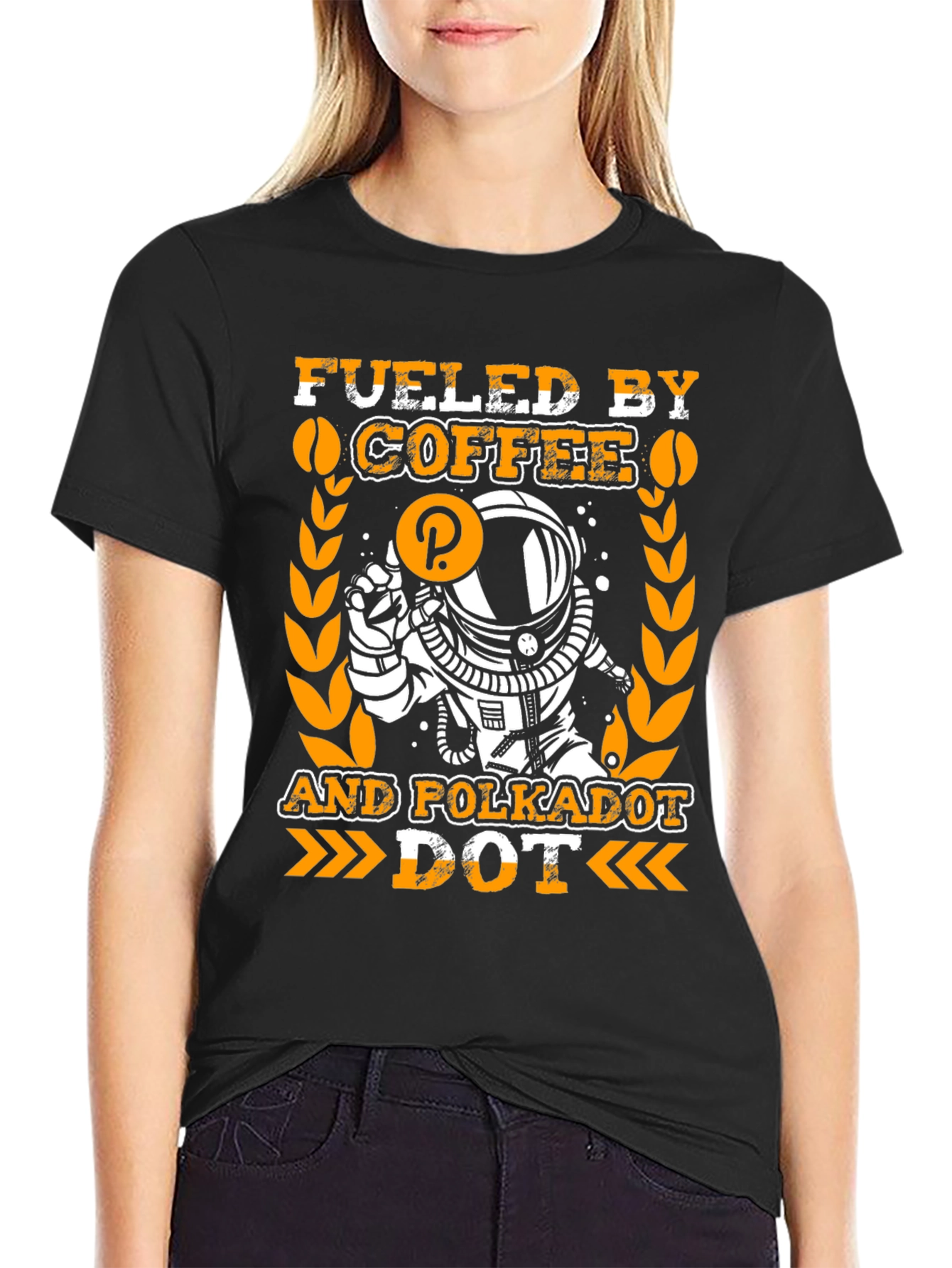 Fueled by Coffee and Polkadot T-Shirt