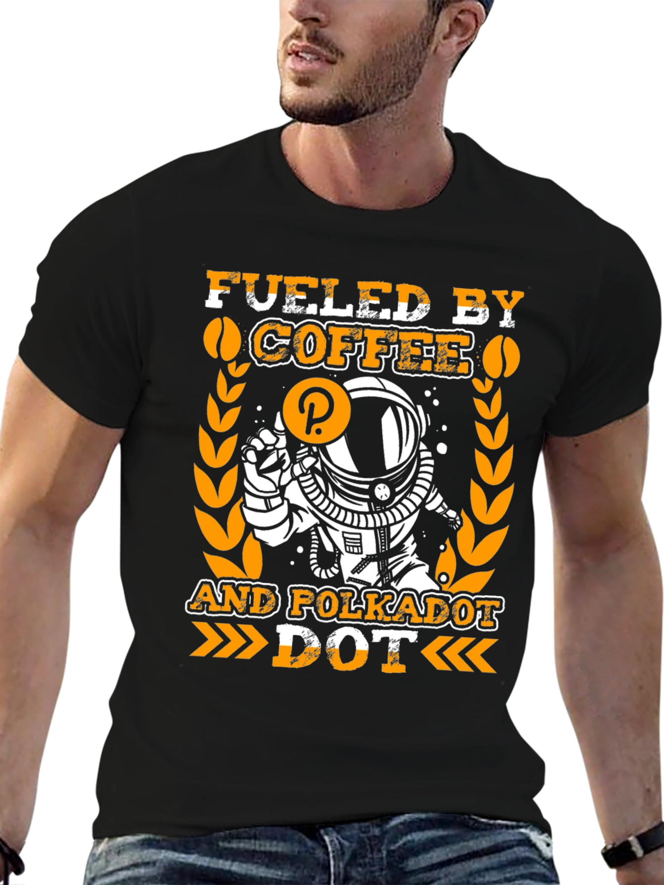 Fueled by Coffee and Polkadot T-Shirt