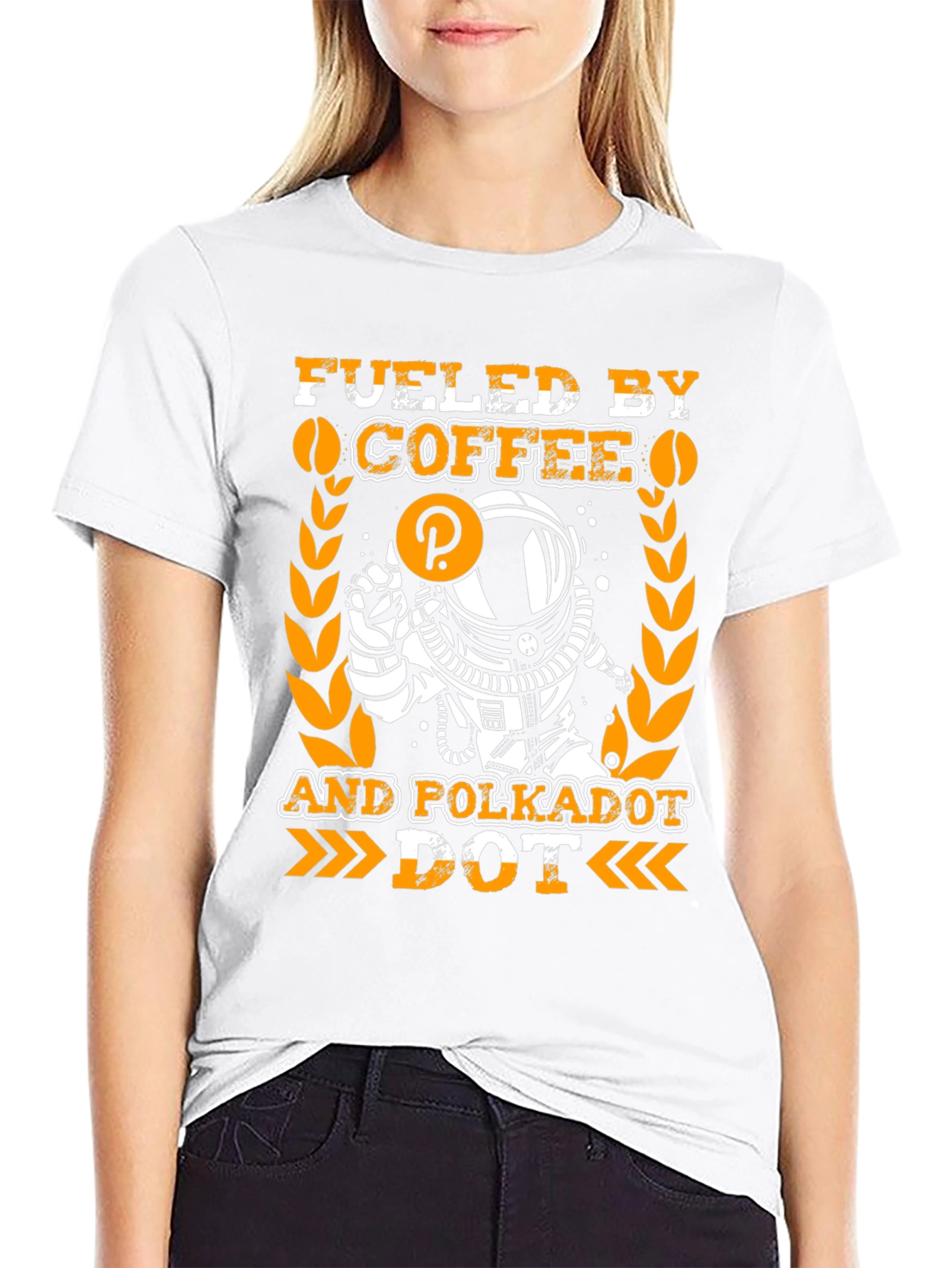 Fueled by Coffee and Polkadot T-Shirt