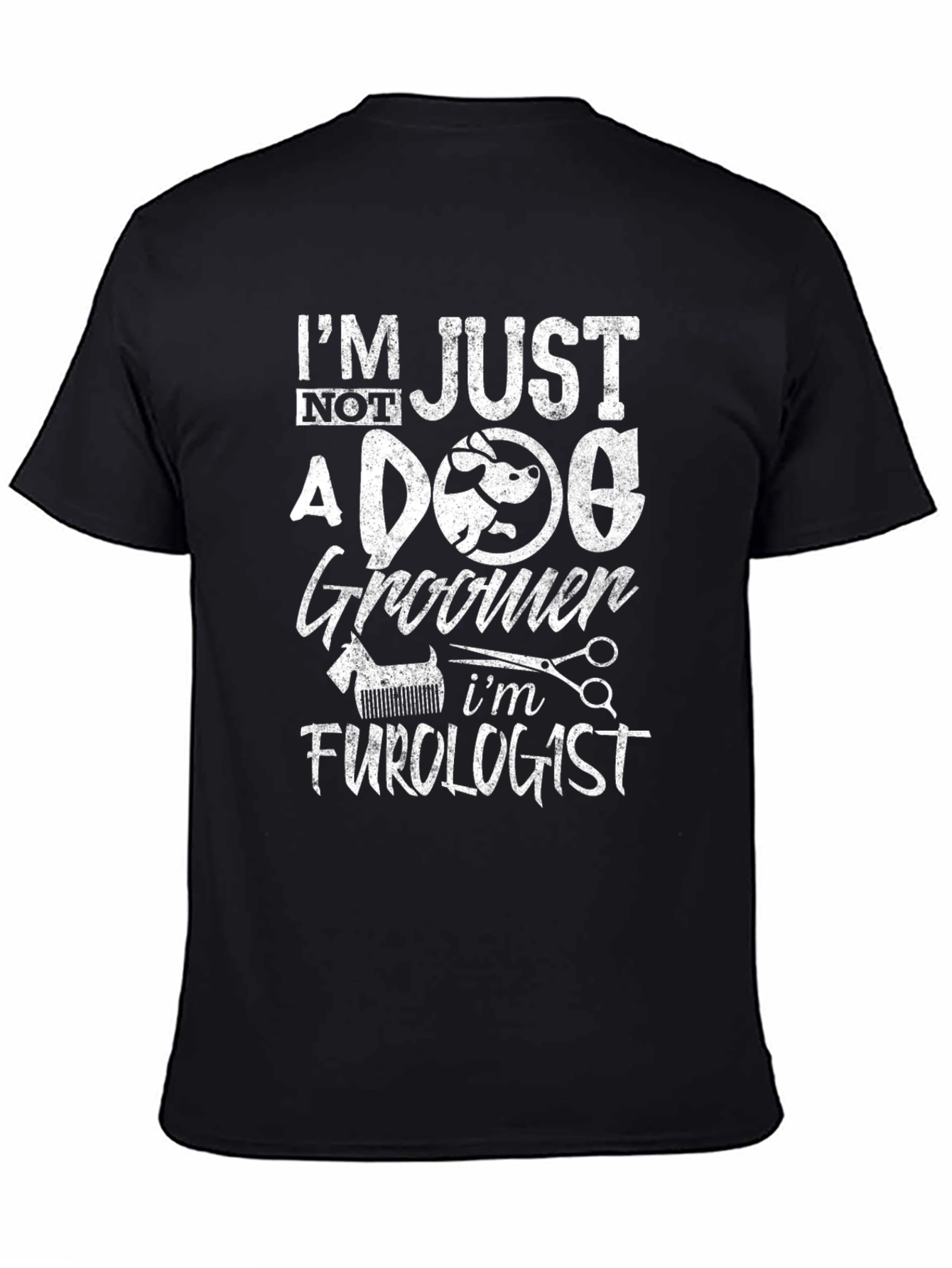Dog Groomer Furlogist Novelty T-Shirt