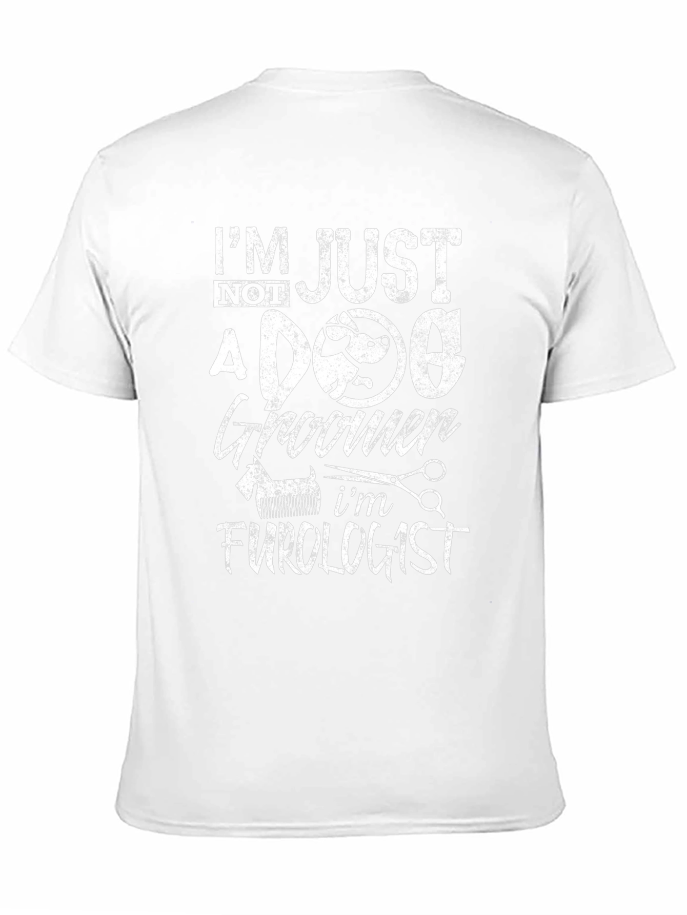 Dog Groomer Furlogist Novelty T-Shirt
