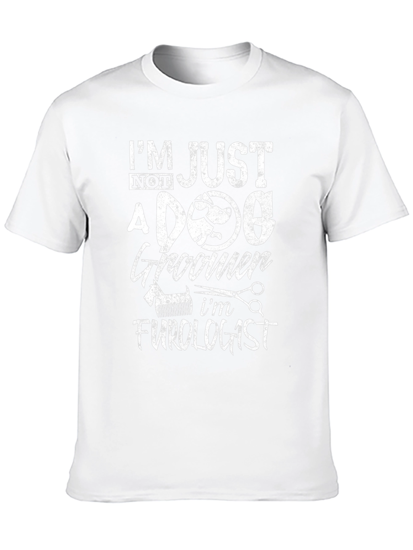 Dog Groomer Furlogist Novelty T-Shirt