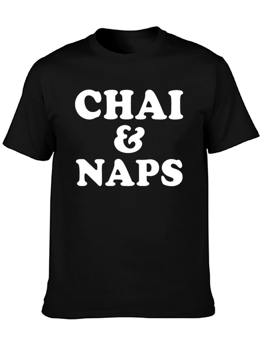 Chai & Naps Graphic Tee - Cozy Comfort