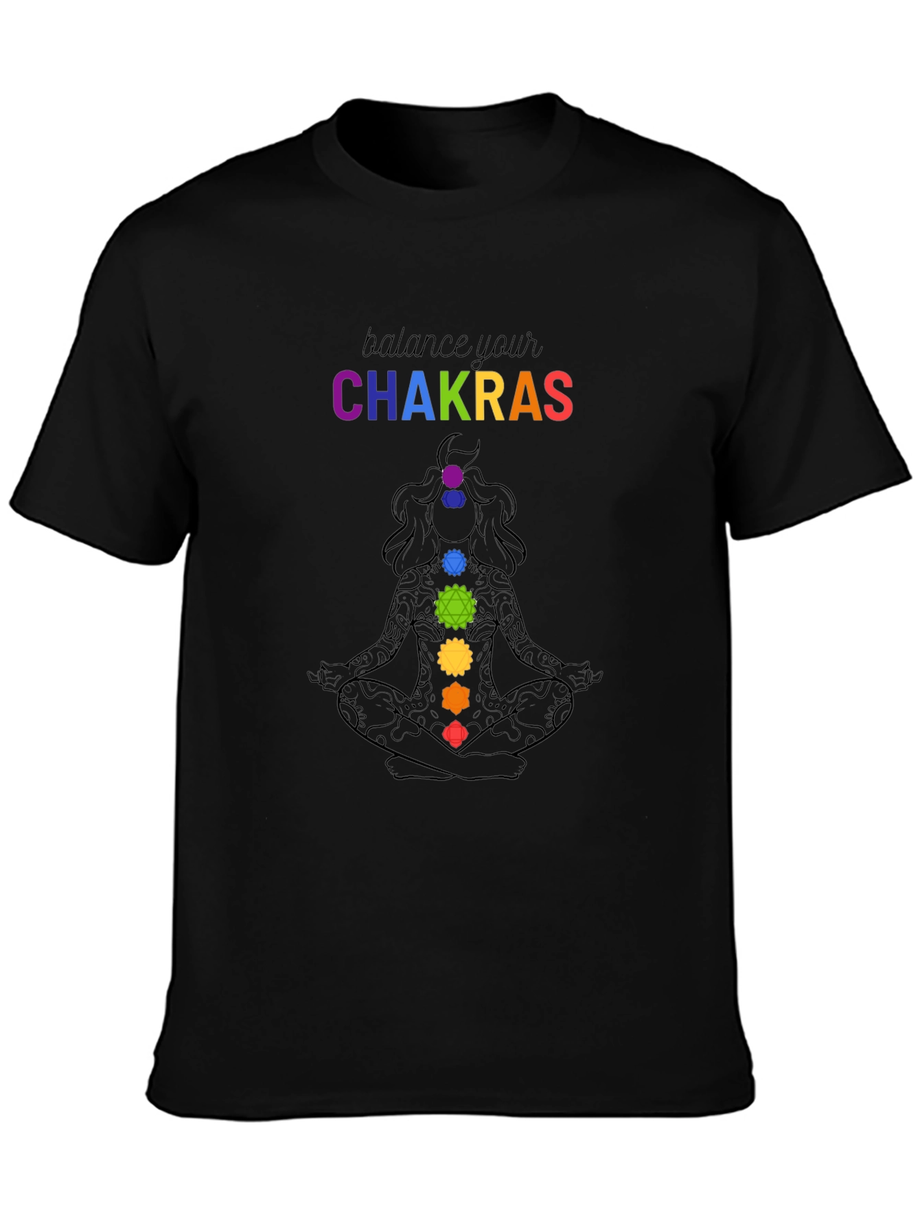 Chakra Balance T-Shirt: Meditate in Style