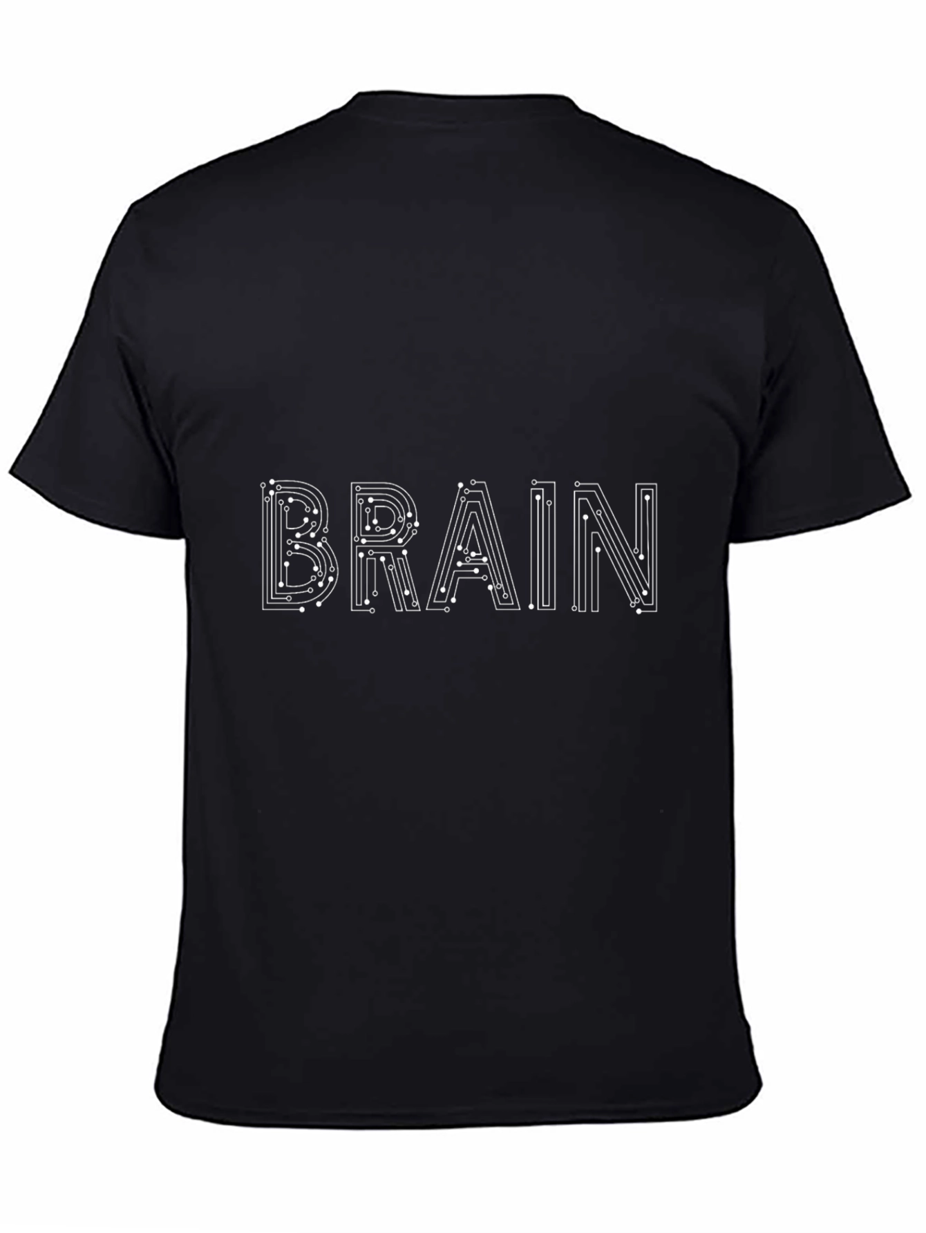 Brain Circuitry Graphic T-Shirt - Black