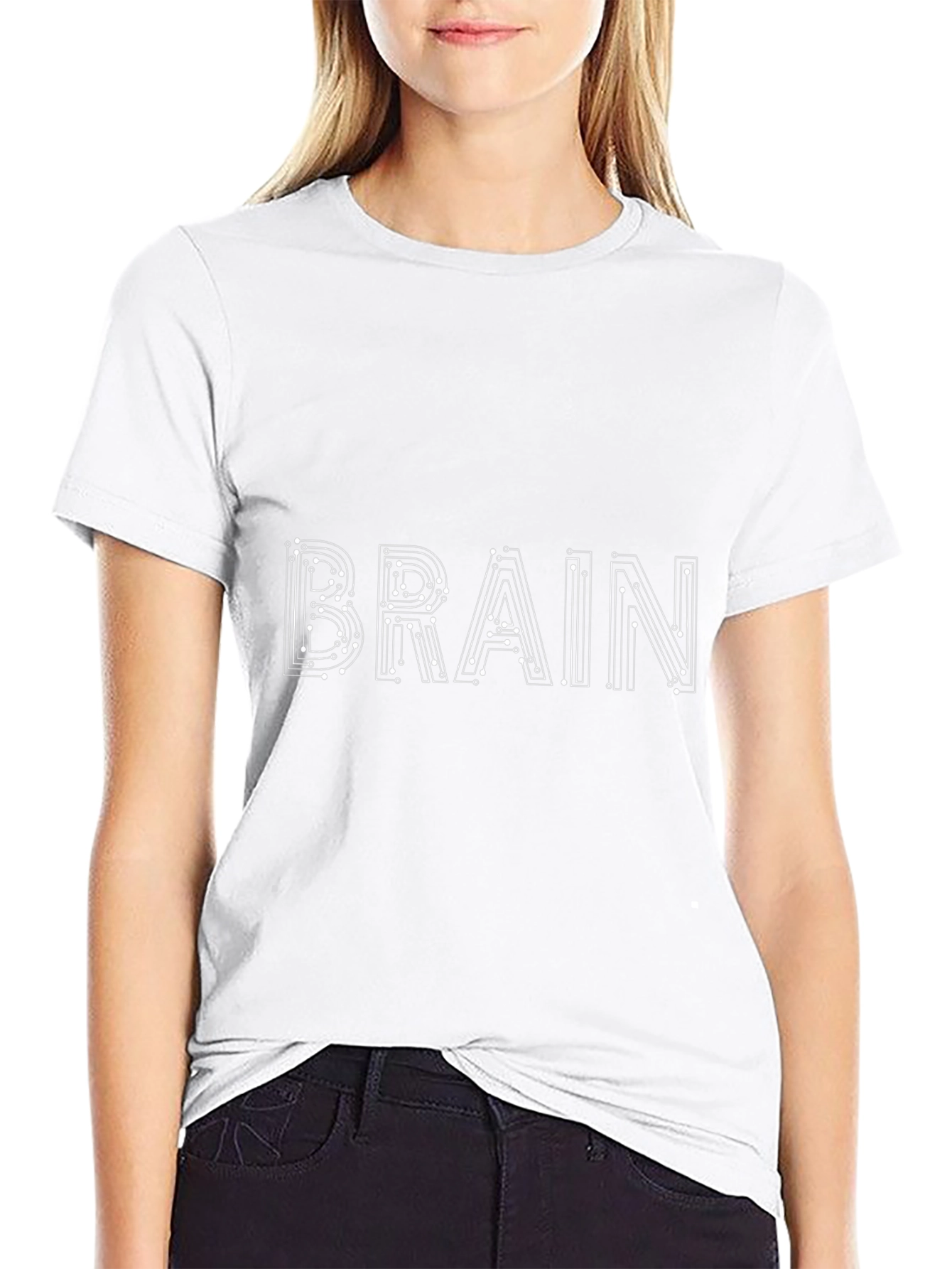 Brain Circuitry Graphic T-Shirt - Black